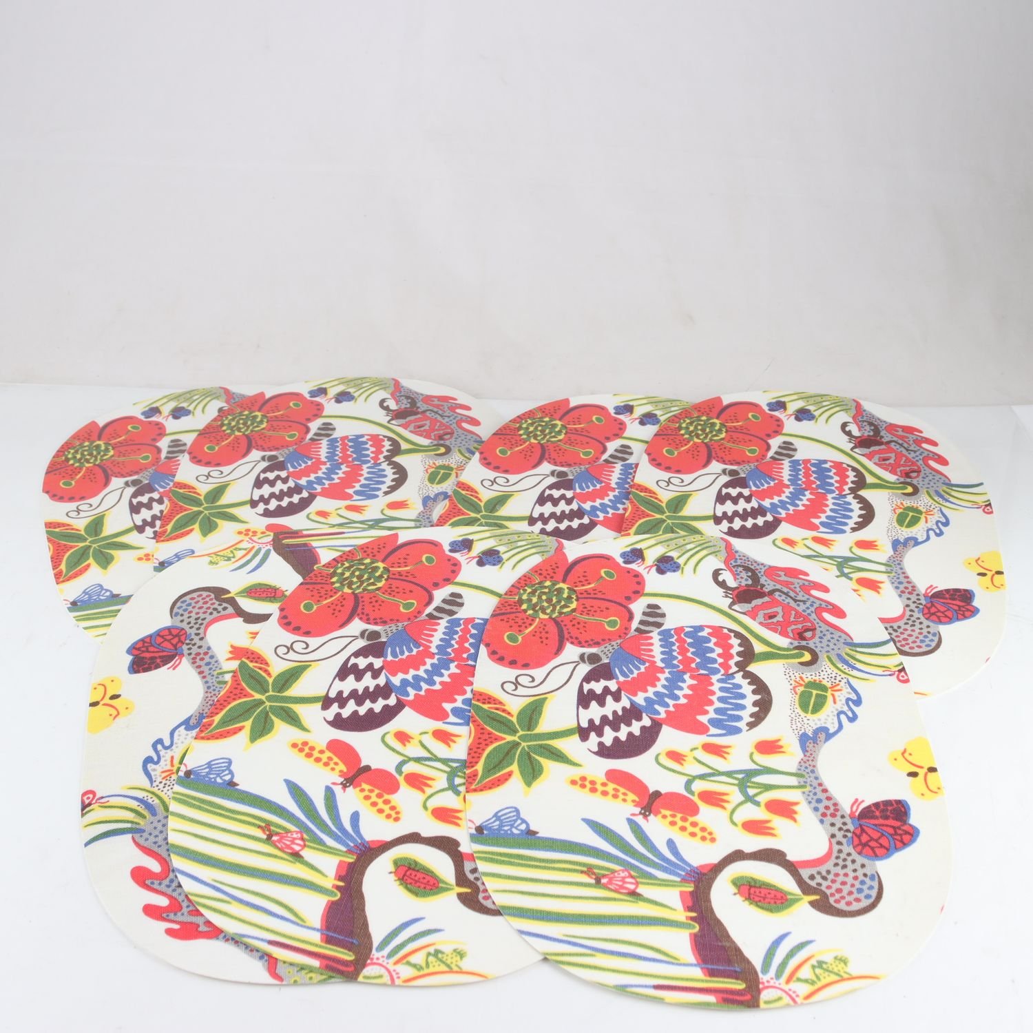 Bordsunderlägg, Josef Frank, Firma Svenskt Tenn, 7 st