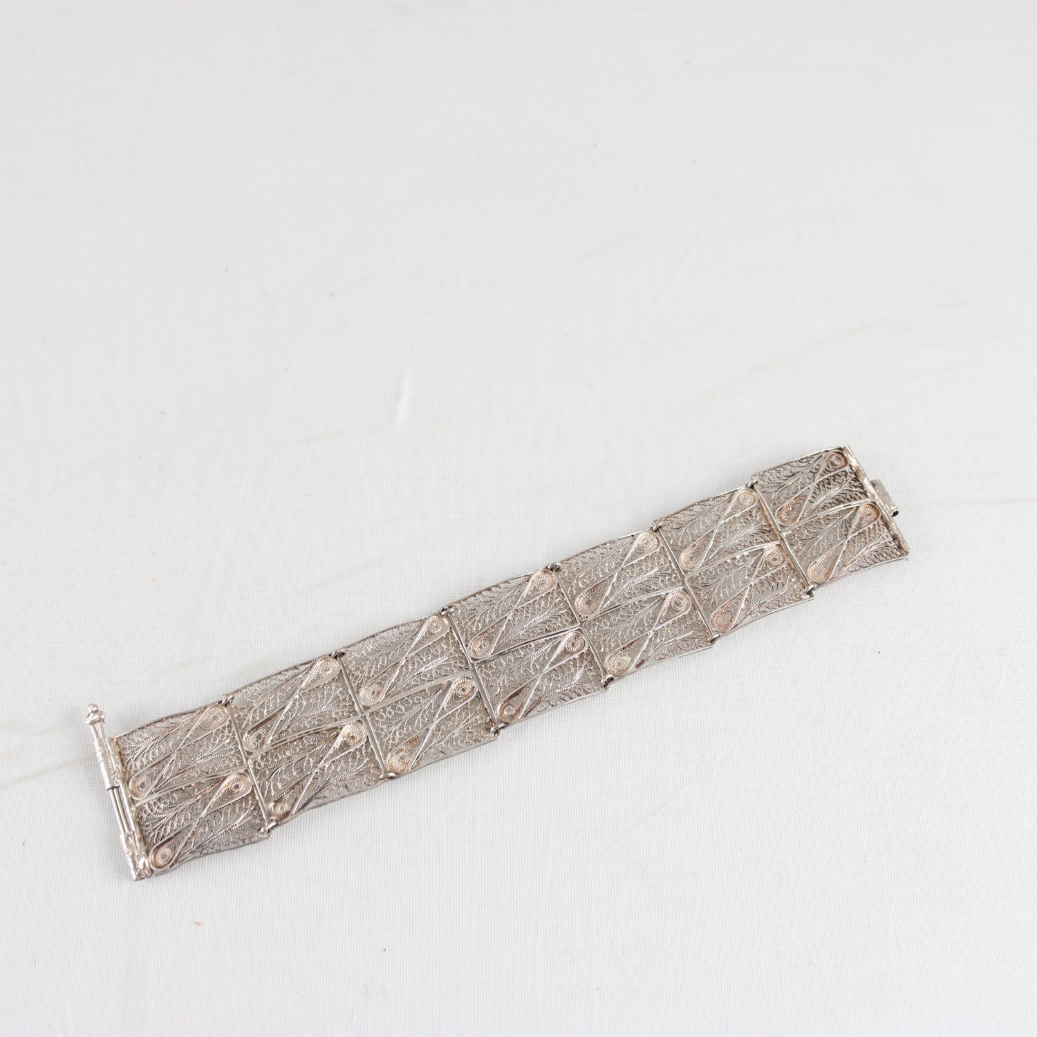Armband, silver, filigran, vintage, vikt: 27,5 g