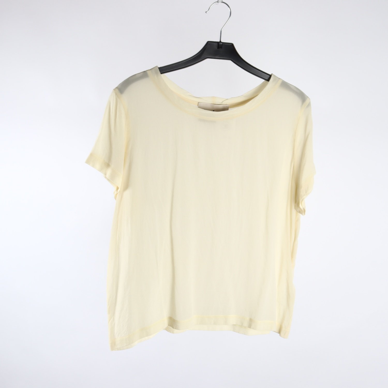 Blus, Kerber, ljusgul, silke, stl. 40