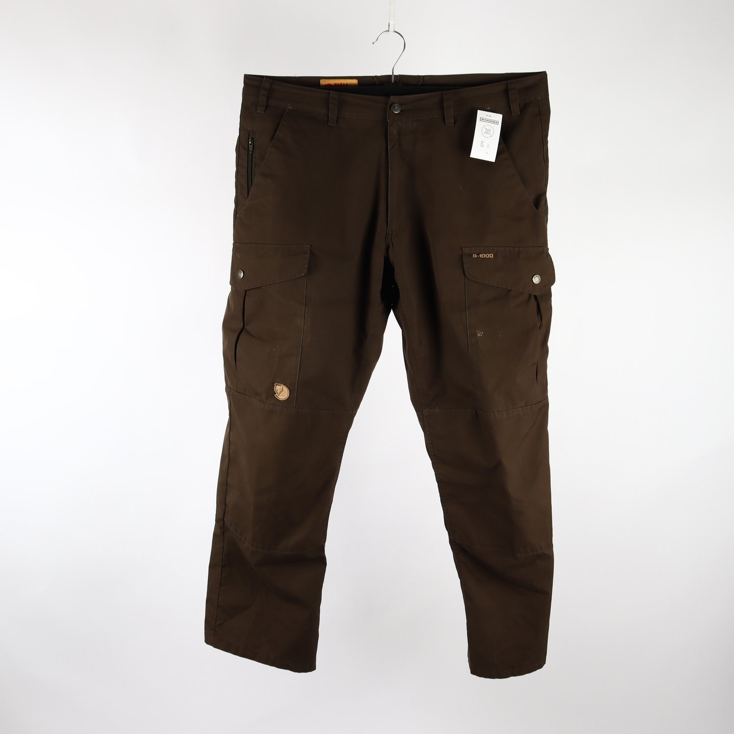 Friluftsbyxor, Fjällräven, G-1000, brun, stl. 52