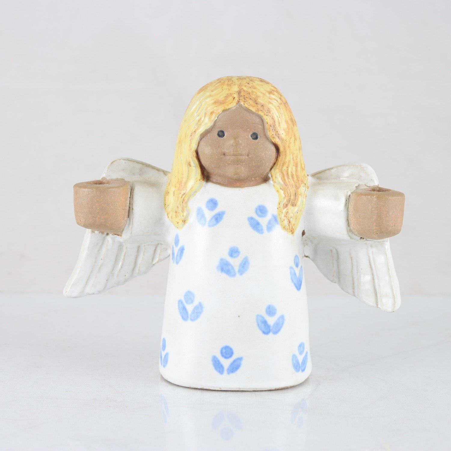 Figurin, ängel, Juliana, Lisa Larson, Gustavsberg, stämpelsignerad