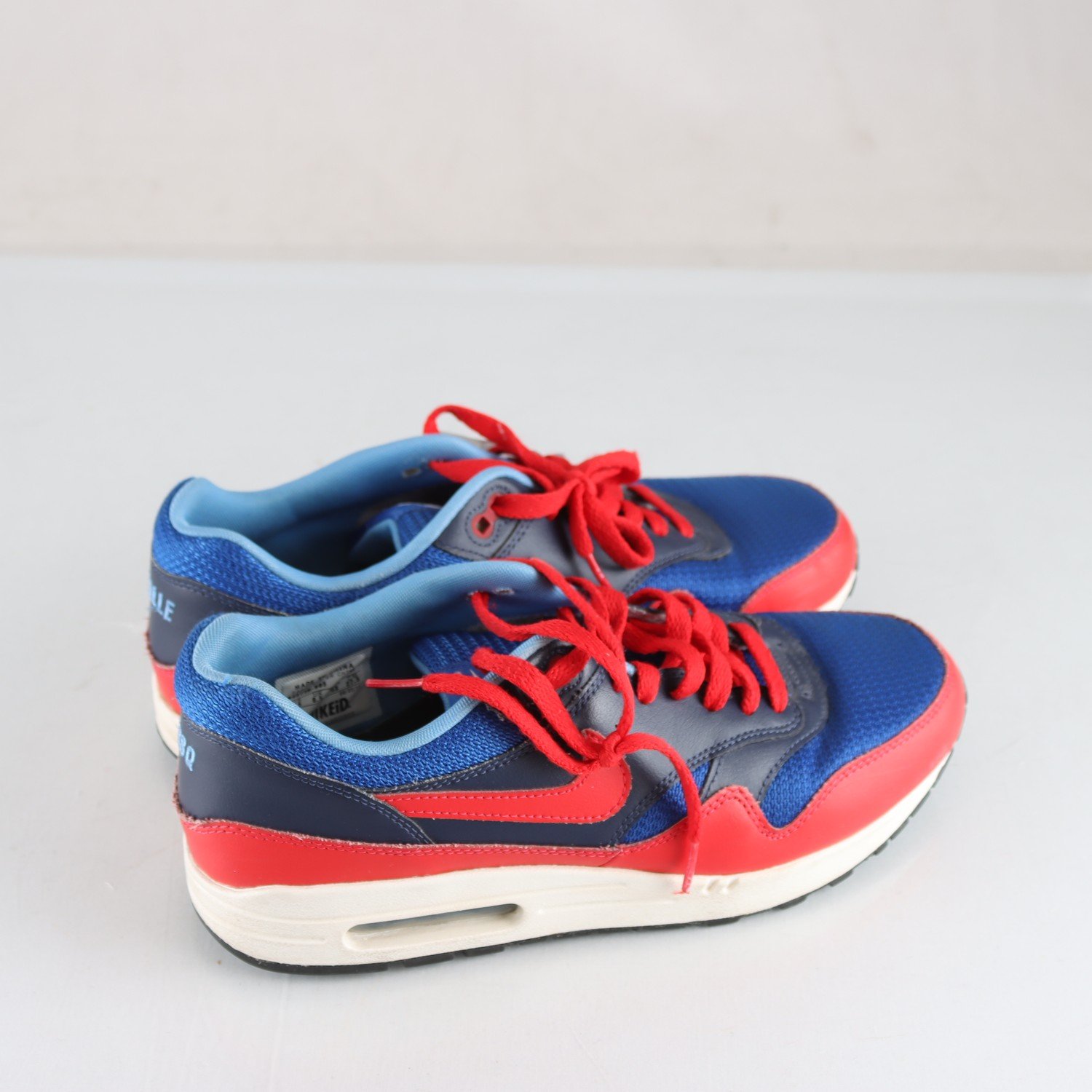 Sneakers, Nike Air, blå, röd, stl. 43