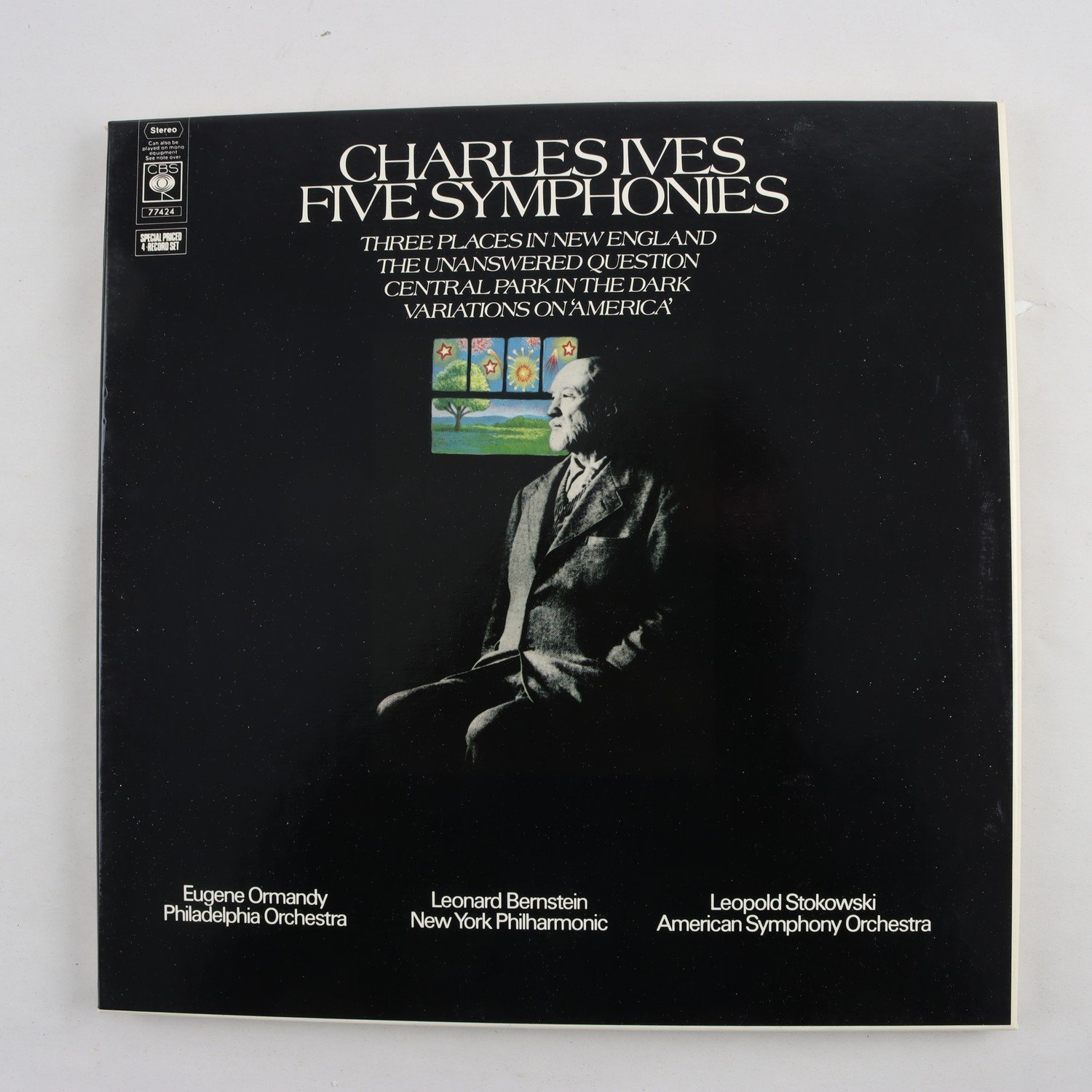 LP Charles Ives, The Five Symphonies