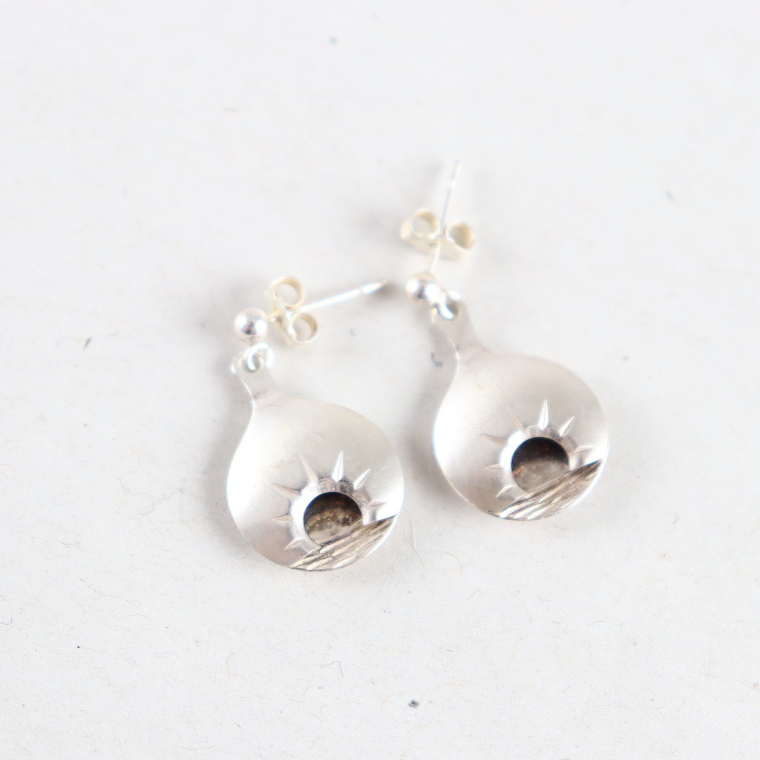 Örhängen, silver 925, vikt: 2,8g