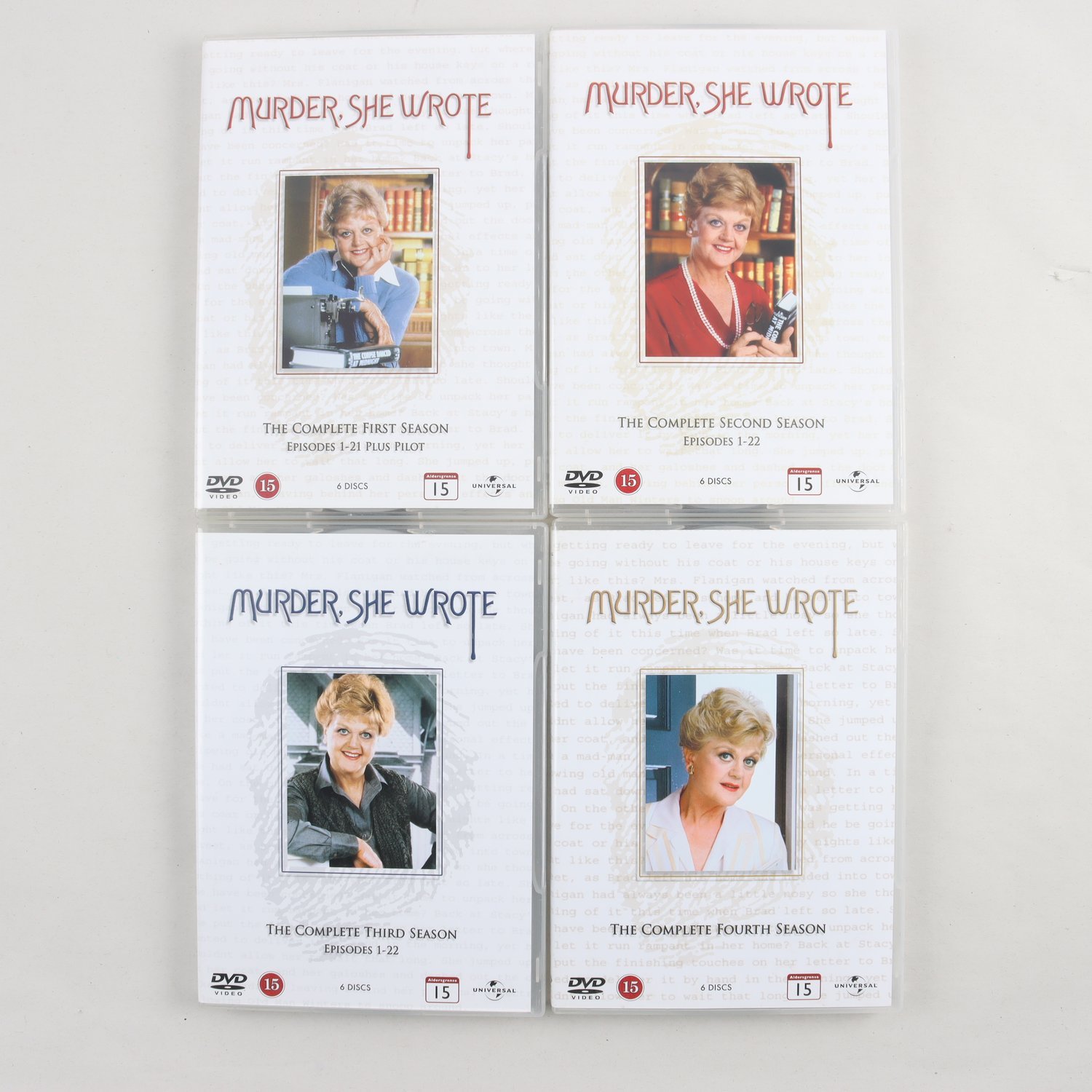 DVD Murder She Wrote, Säsong 1-4