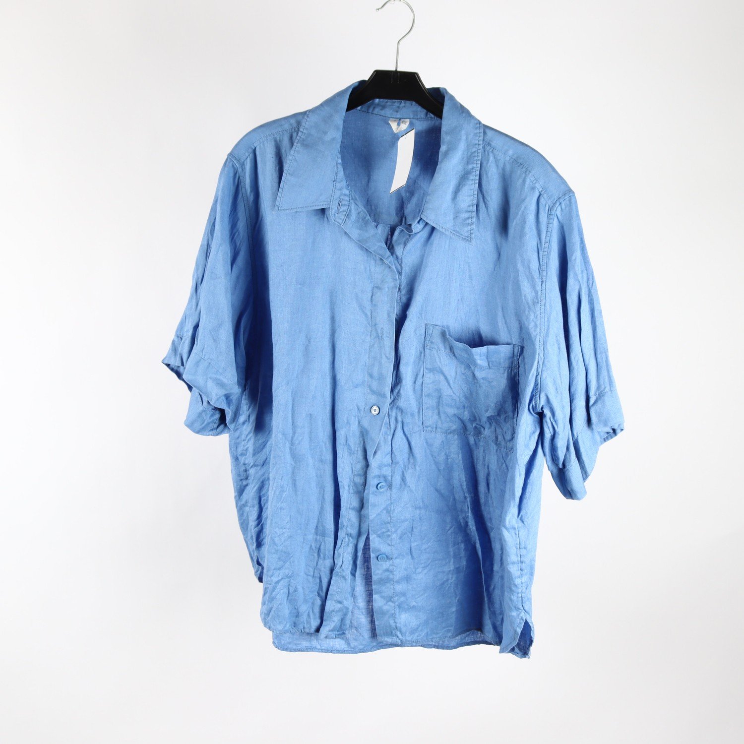 Blus, Arket, blå, lin, stl. M