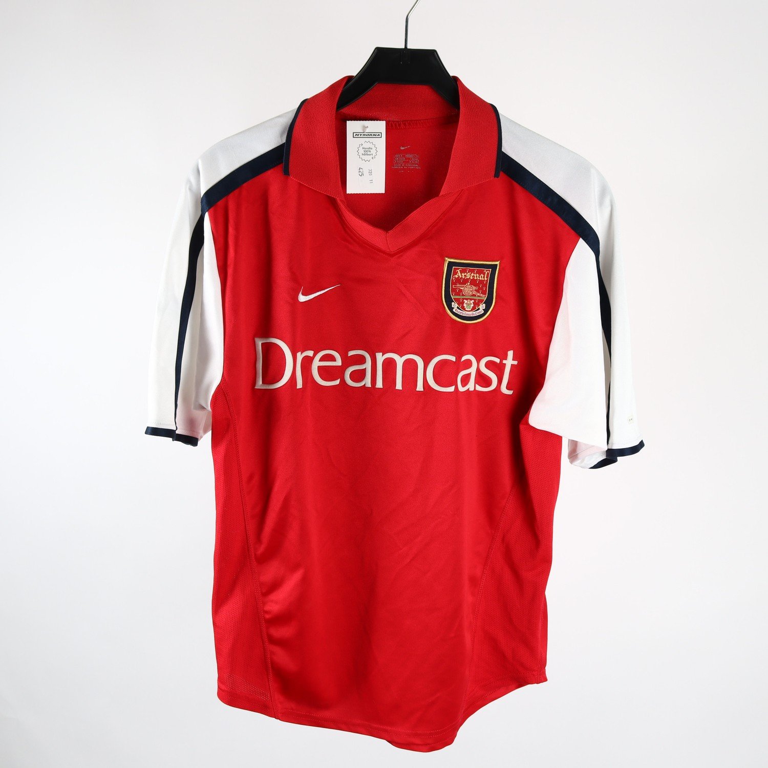 Fotbollströja, Nike, Arsenal, röd, vit, stl. S