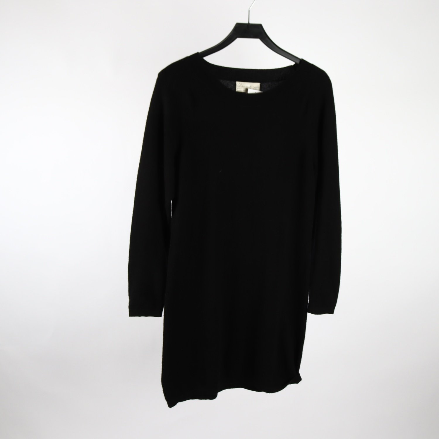 Klänning, Asako, svart, stickad, cashmere, stl. XL