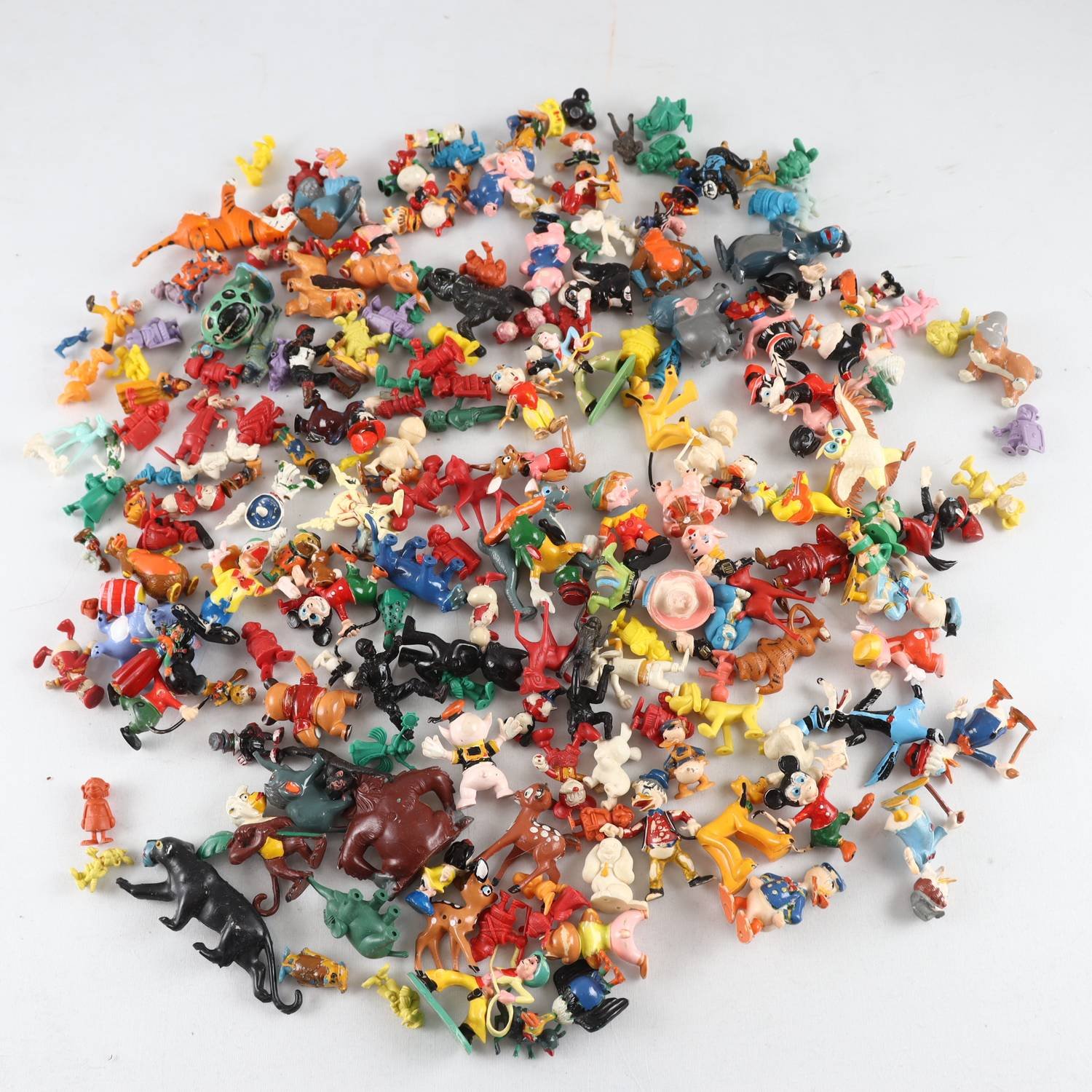 Figurer, Disney mfl, stort parti, fr 40 talet.
