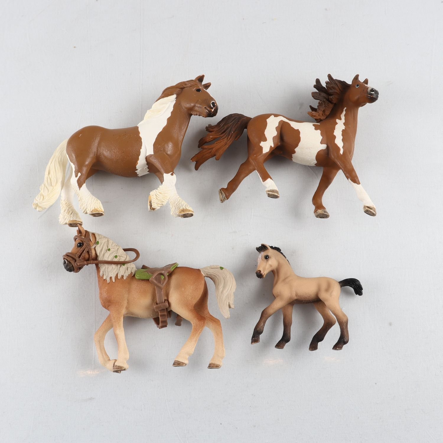 Schleich, hästar, 4st