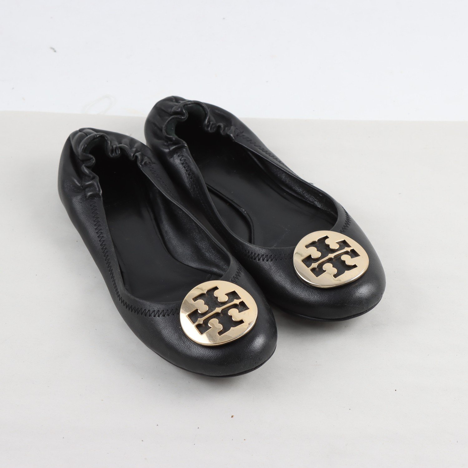 Ballerinasko, Tory Burch, läder, stl. 37
