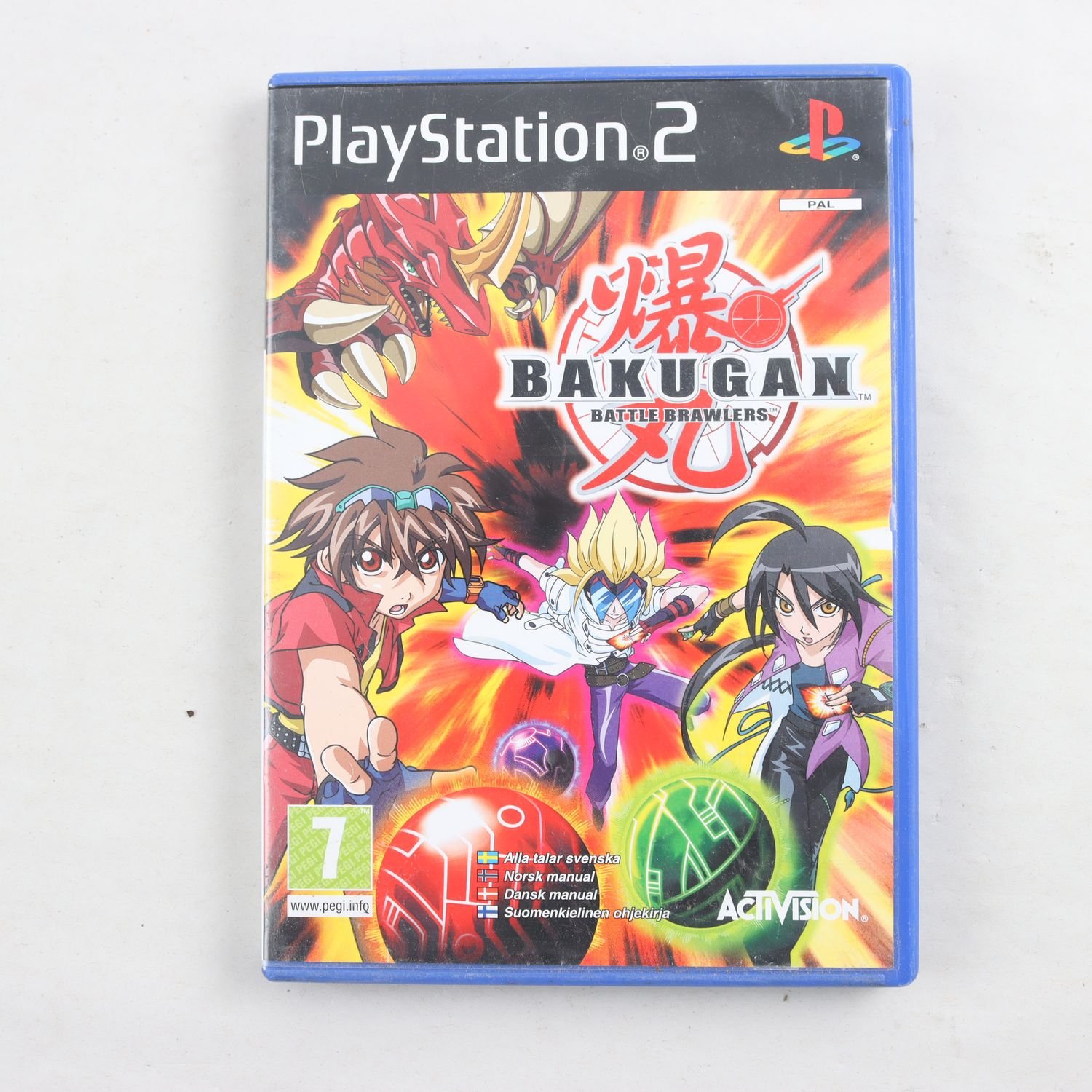 Spel, Bakugan, Batlle Brawlers, PlayStation 2