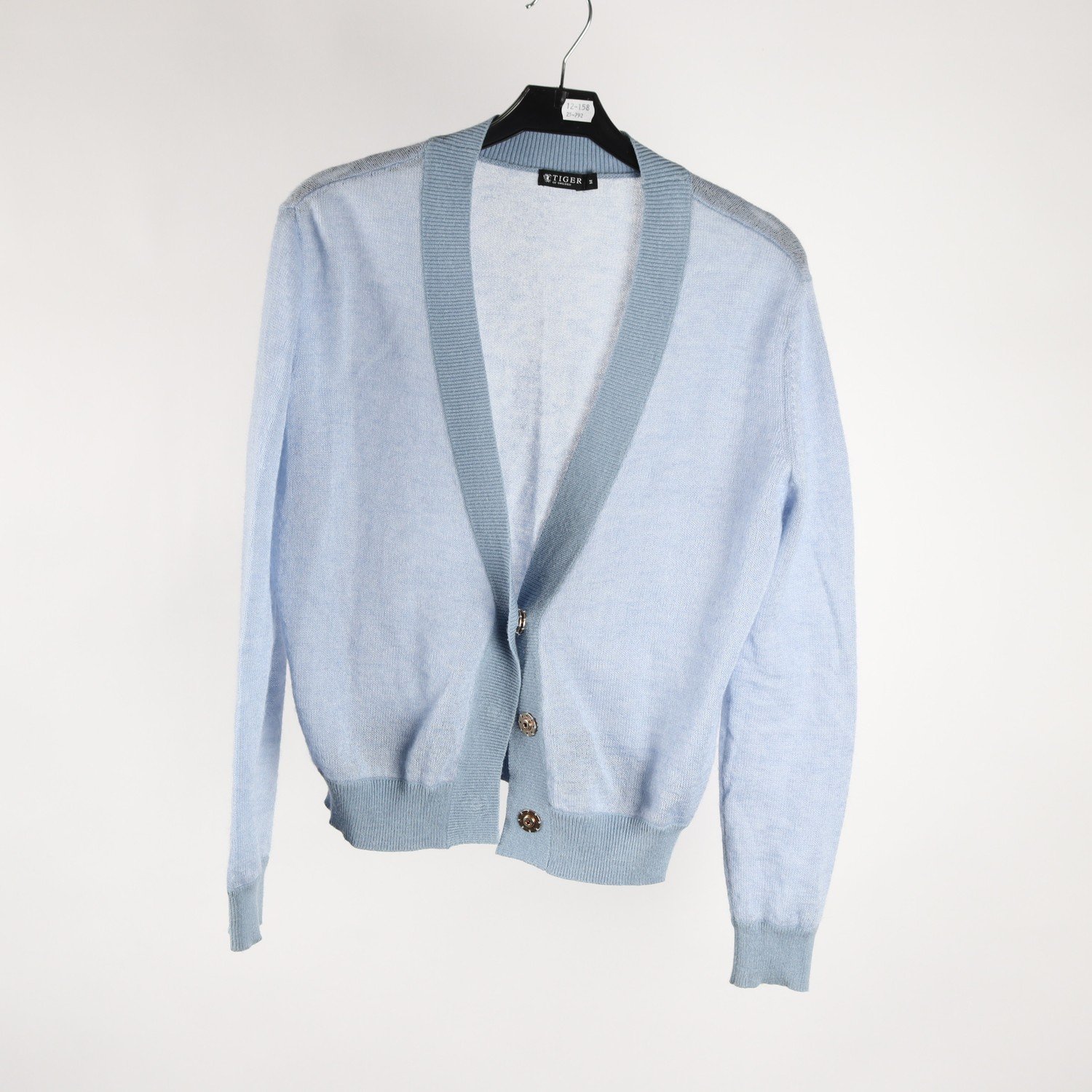 Stickad kofta, Tiger of Sweden, mohair & ullblandning, stl. M