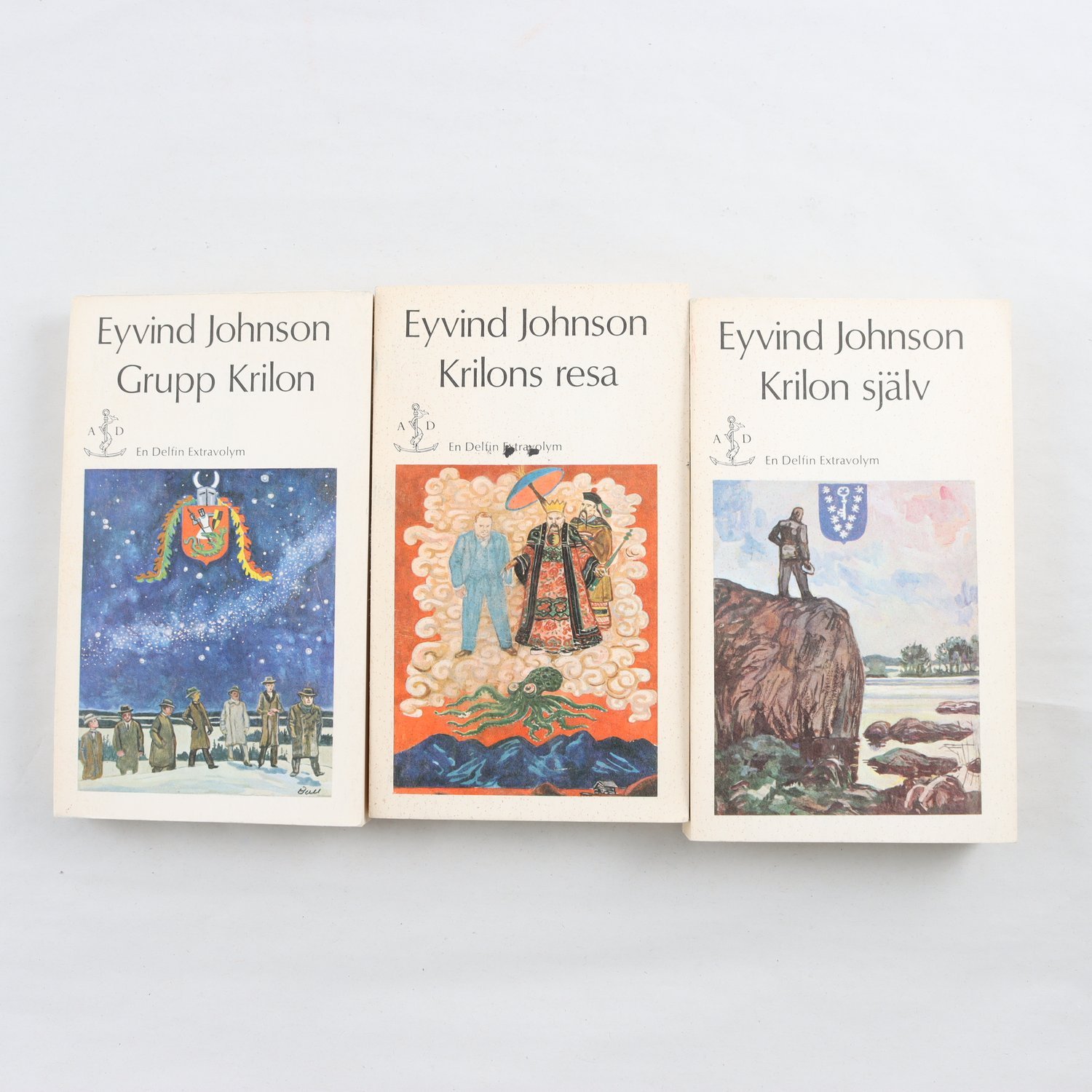 Eyvind Johnson, Krilontrilogoin, Vol. 1-3