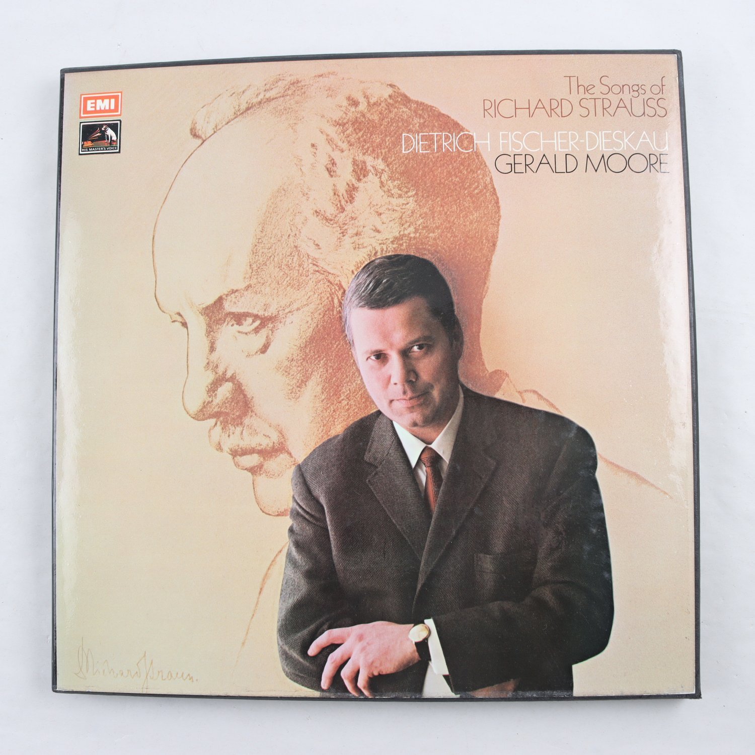 LP Dietrich Fischer-Dieskau, Gerald Moore, The Songs of Richard Strauss