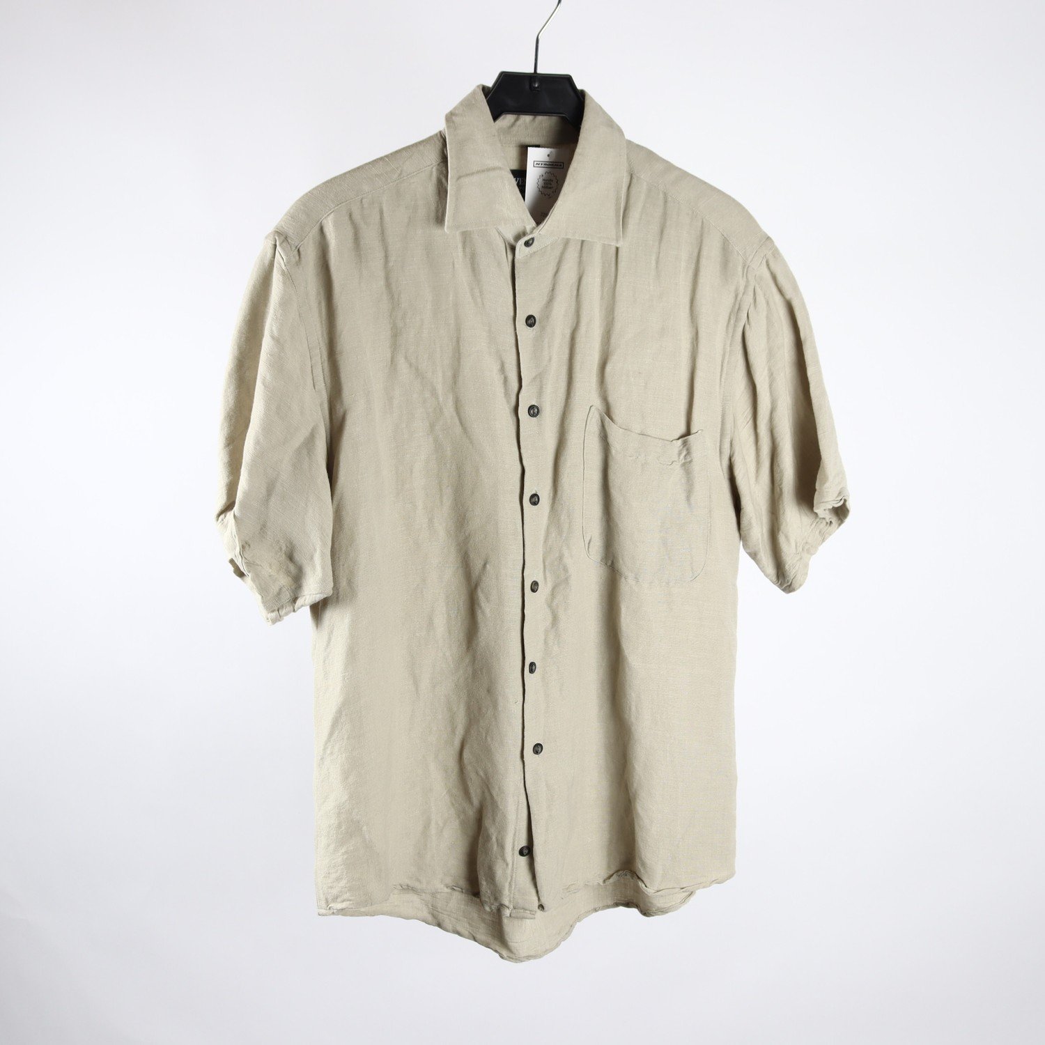 Skjorta, Seven Seas, beige, stl. M, 39/40