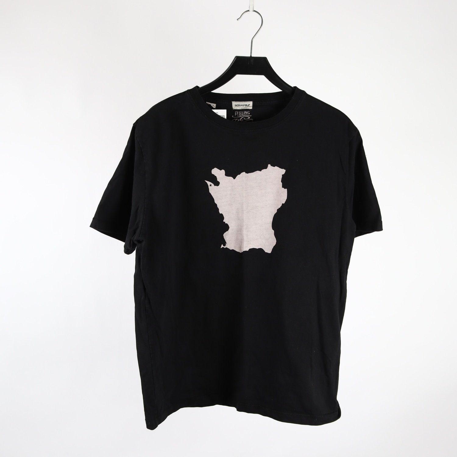 T-shirt, Indigofera, svart, stl. L