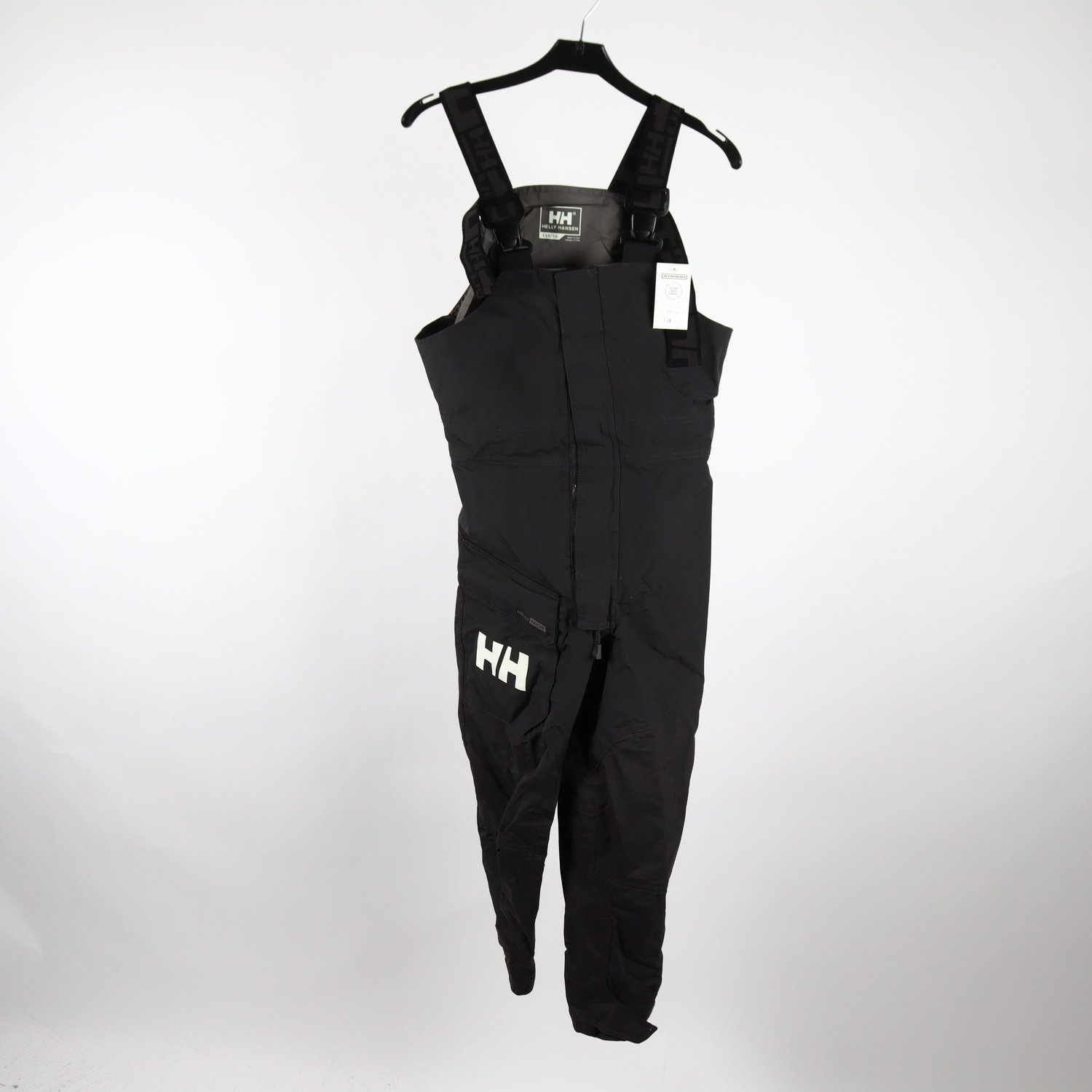 Hängselbyxor, Helly Hansen, svart, stl. 140 cm/10