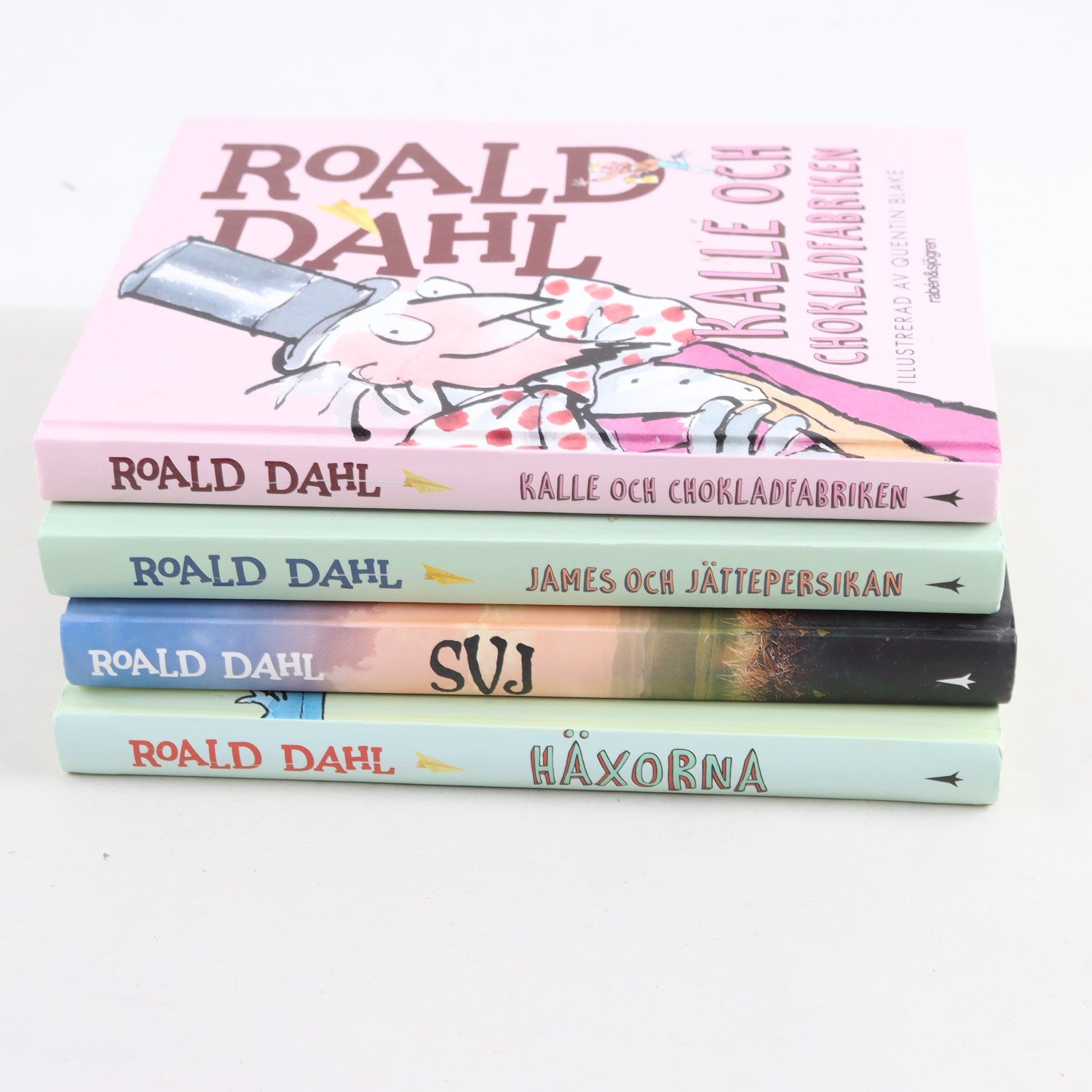Roald Dahl, bokpaket med 4 volymer