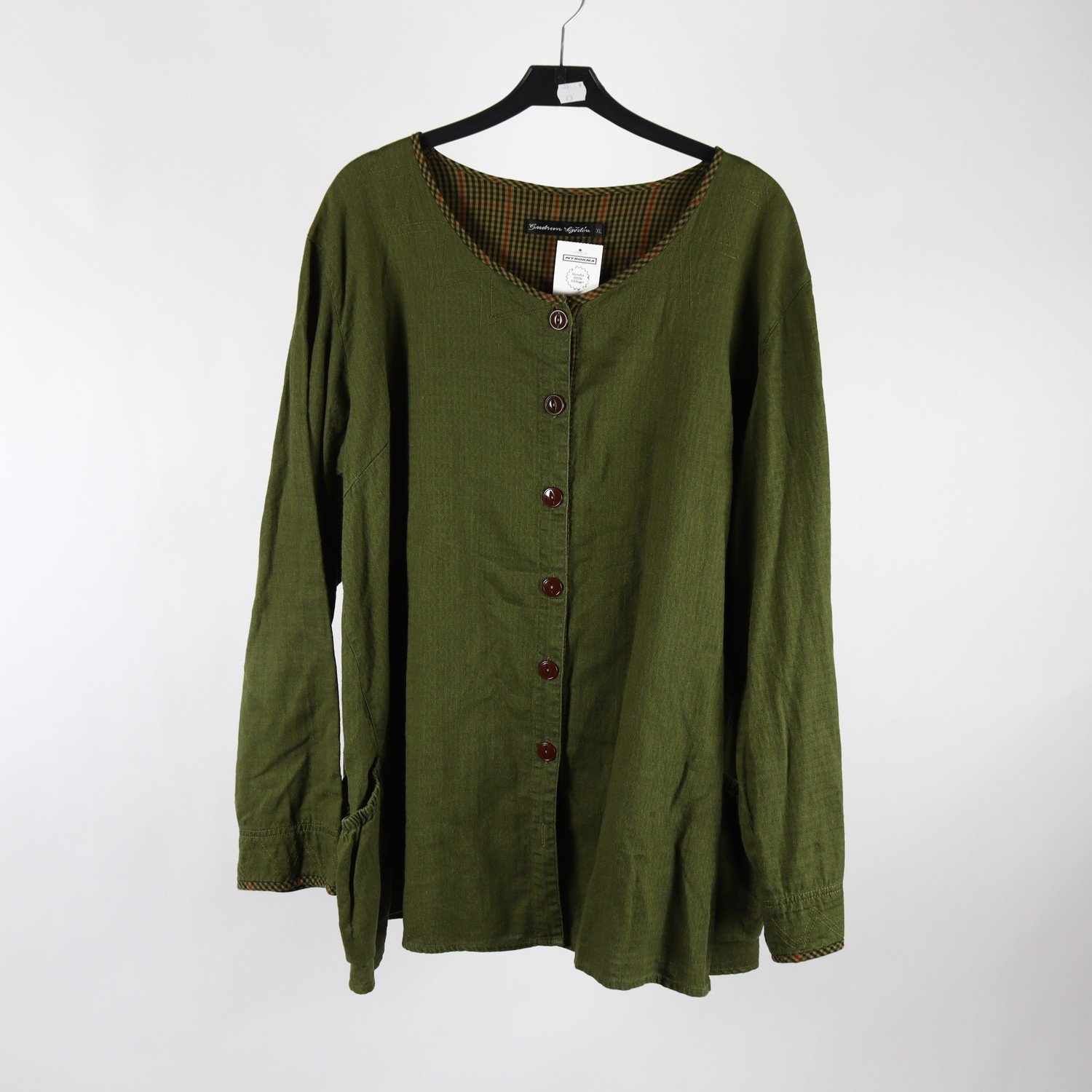 Blus, Gudrun Sjödén, grön, stl. XL