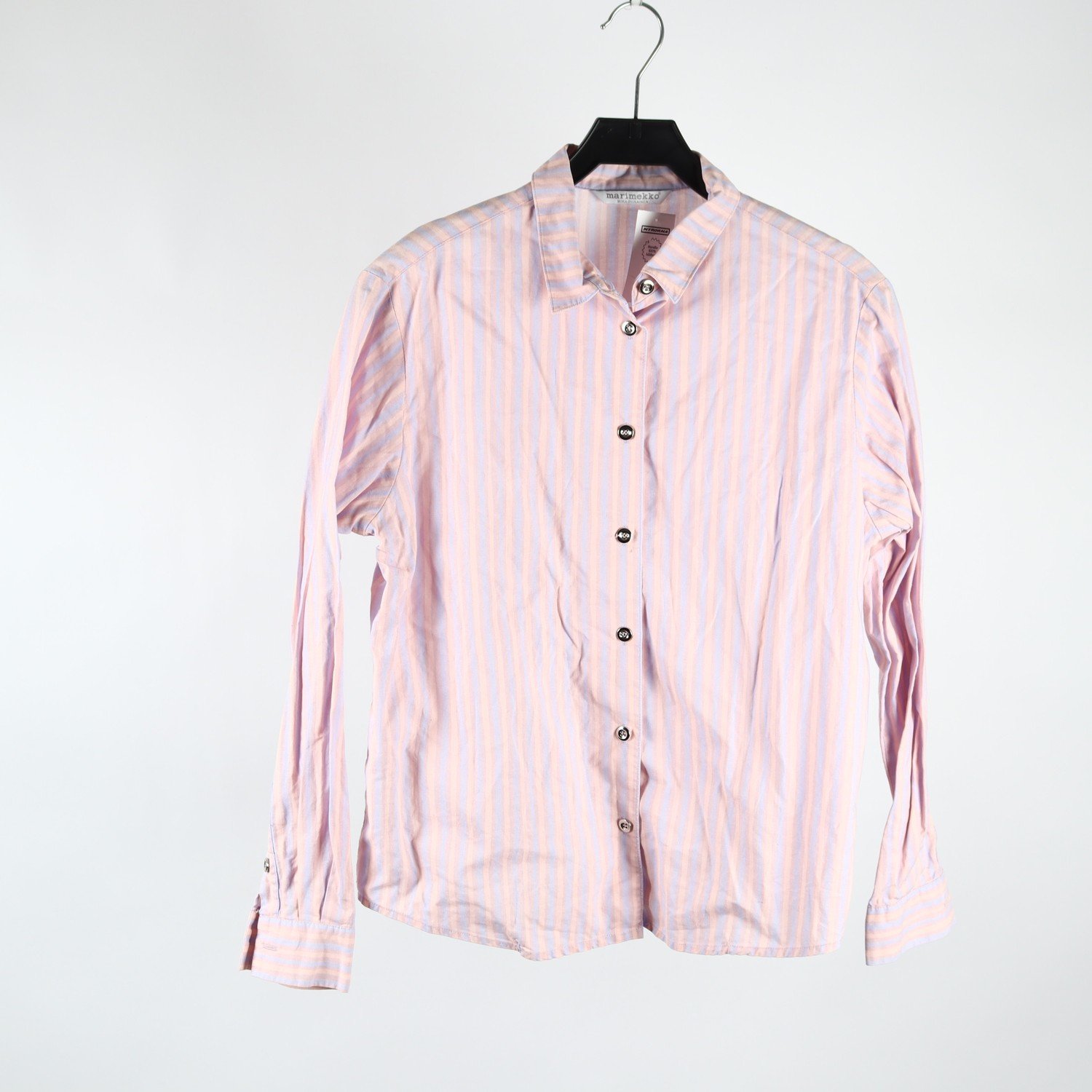 Blus, Marimekko Mika Piirainen, randig, stl. L