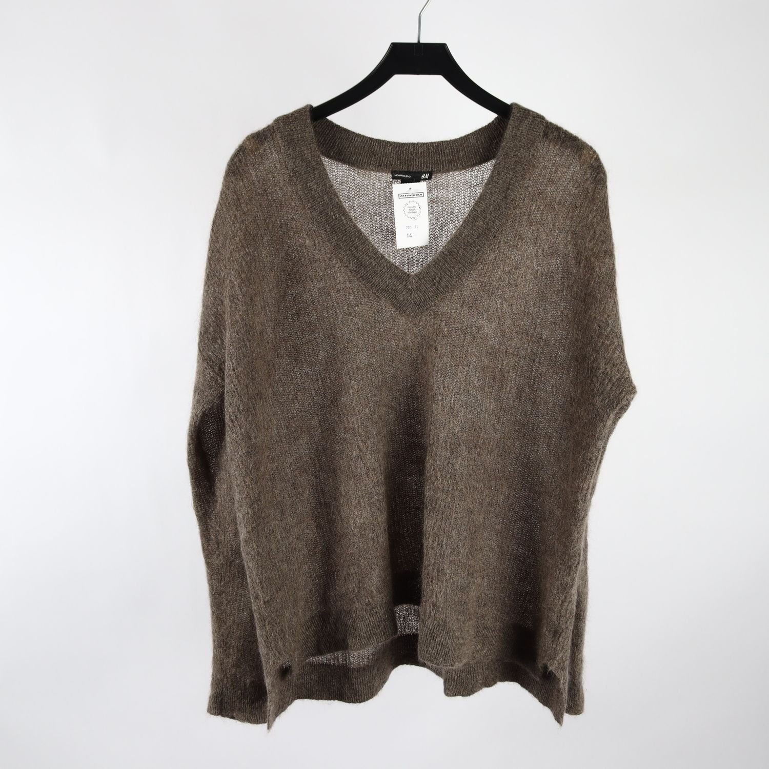 Tröja, H&M, brun, stl. M