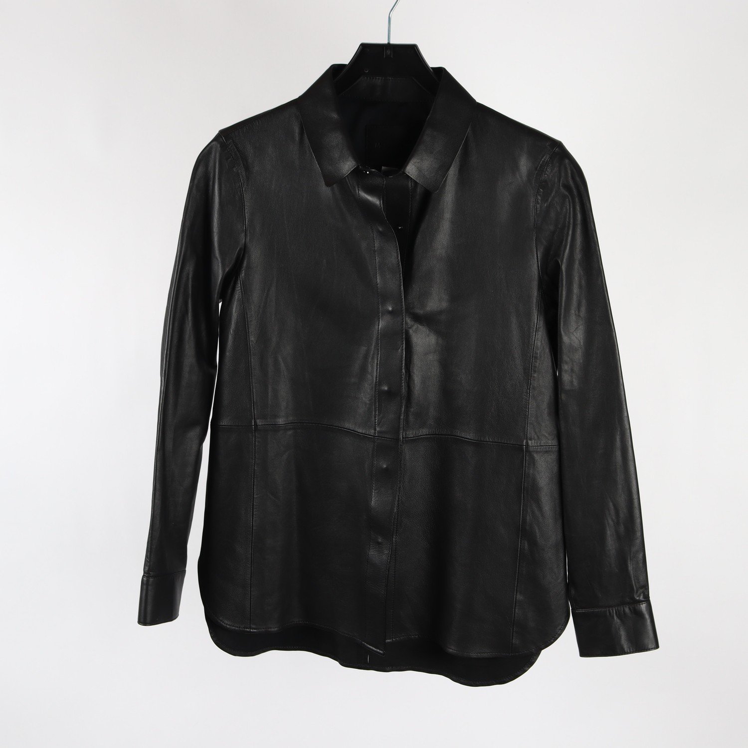 Skinnblus, Massimo Dutti, svart, stl. S