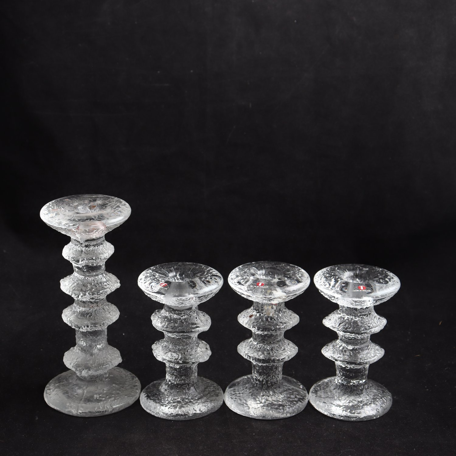 Ljusstakar, Festivo, Timo Sarpaneva, Iittala, 4 st. Samfraktas ej.