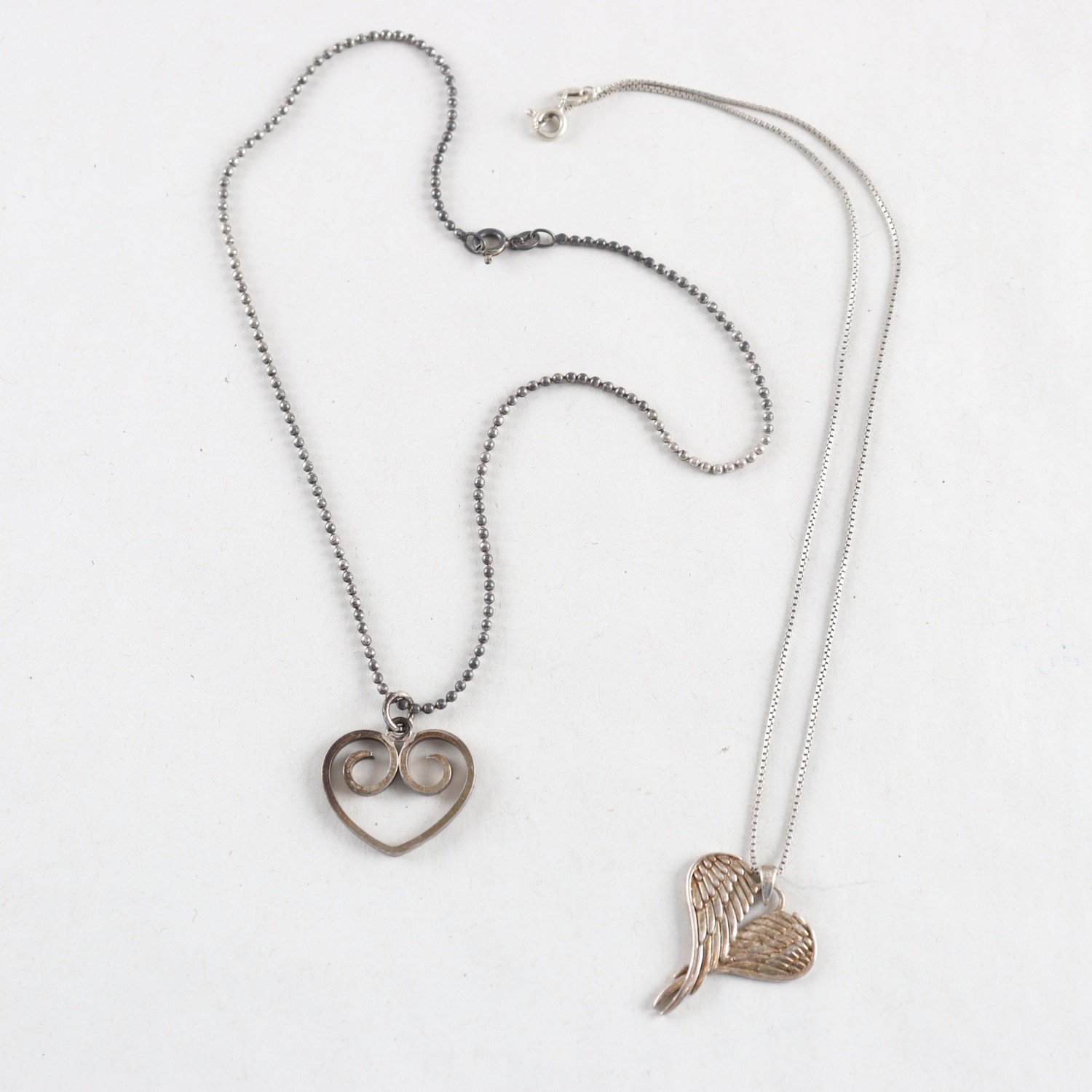 Halsband, hängen, silver, Vikt: 15,1g