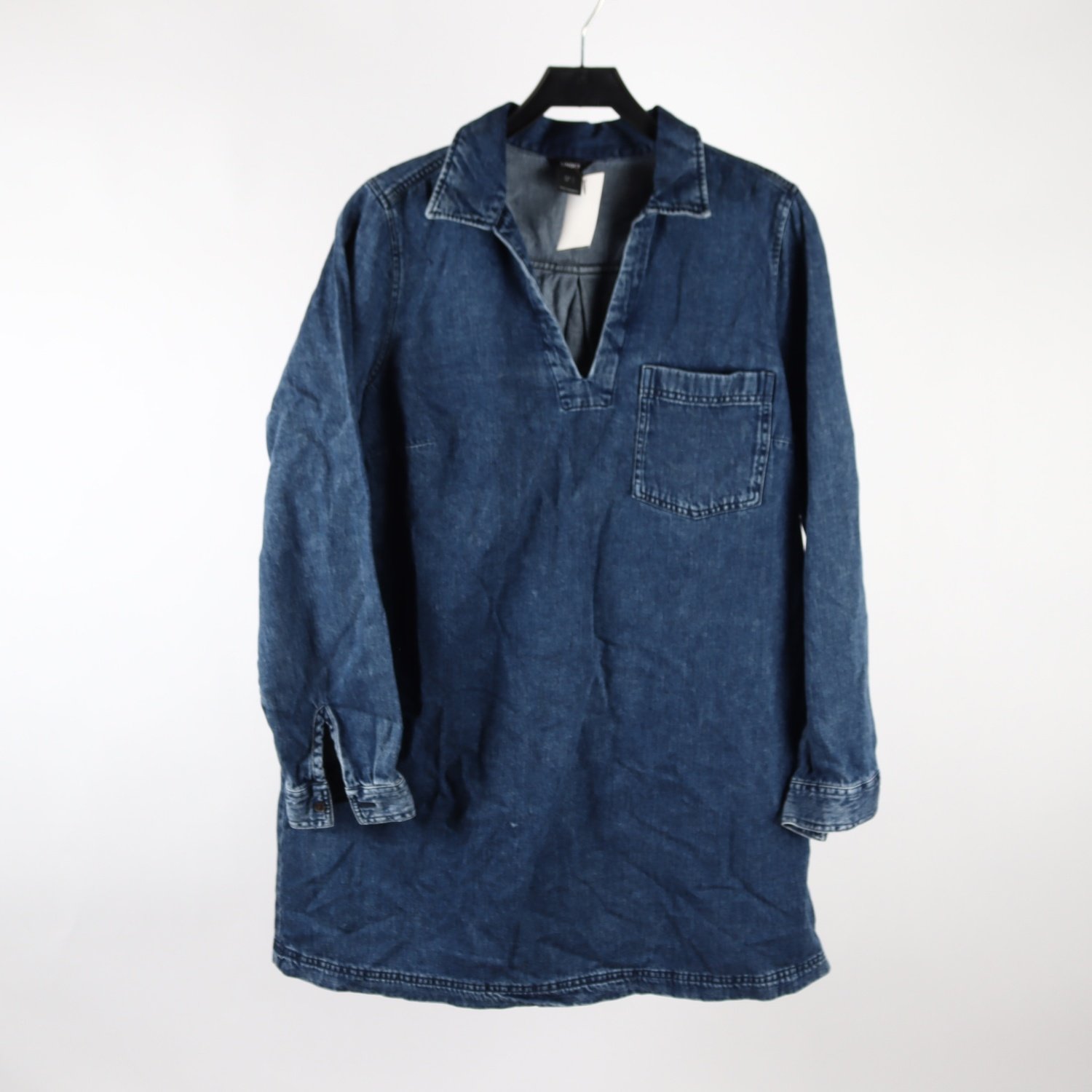 Denim Klänning, Lindex, blå, stl. L