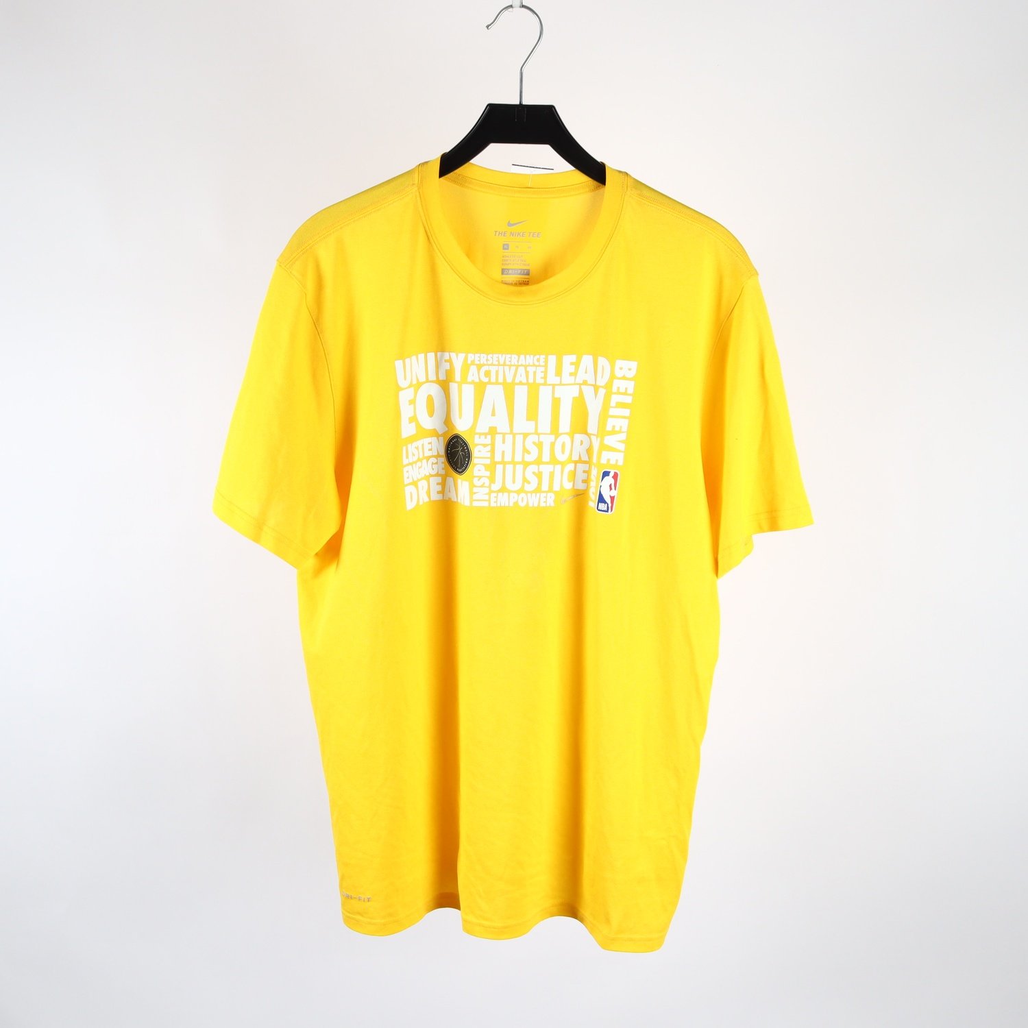T-shirt, Nike NBA, gul, stl. XL