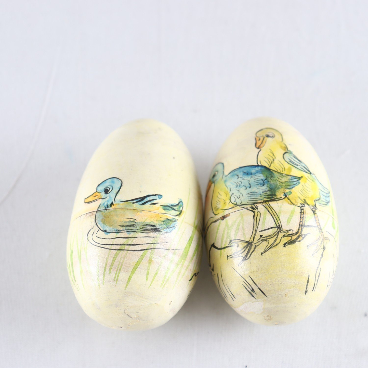 Nesting ägg, ”Rysk docka”, Trä, 2 st