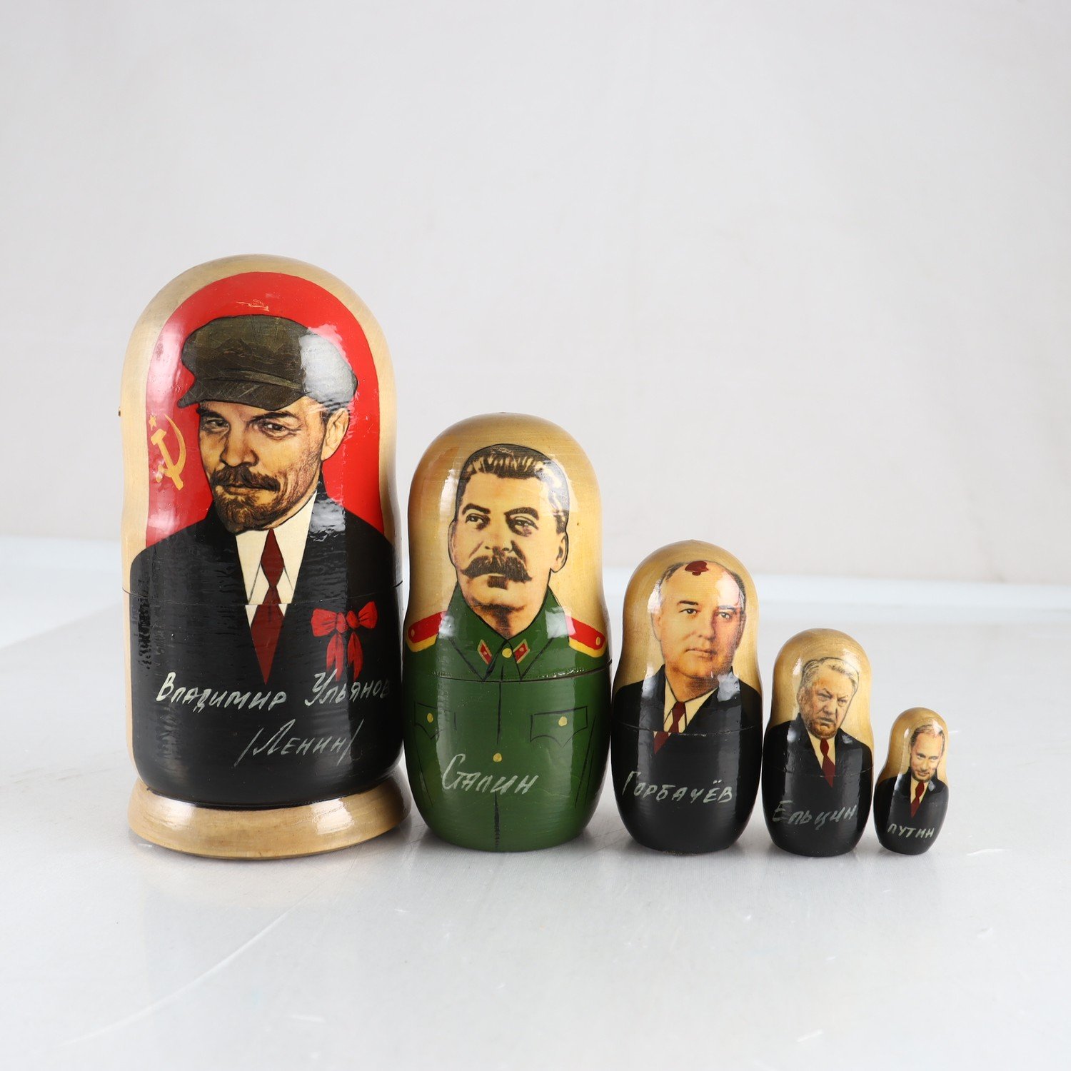 Matrjosjka, Sovjetiska/Ryska ledare