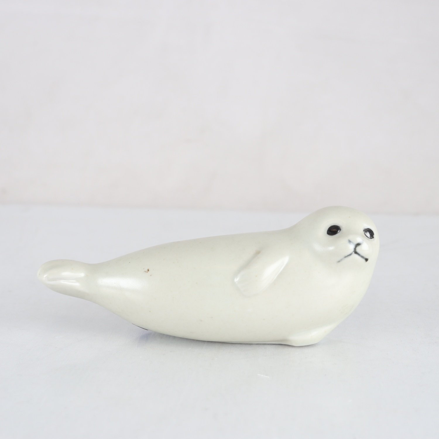 Figurin, säl, Lisa Larson, Gustavsberg, stämpelsignerad