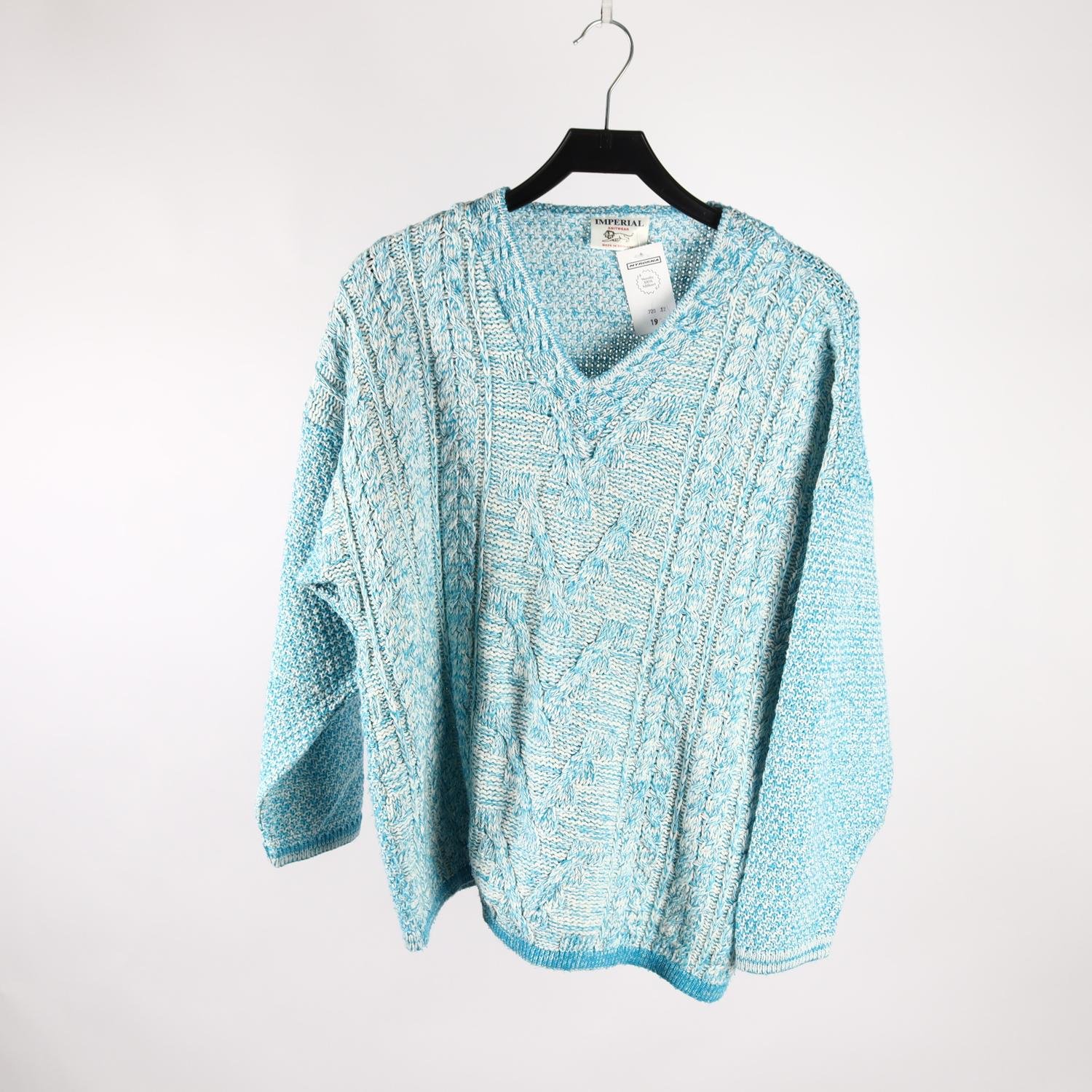 Tröja, Imperial Knitwear England, mönstrad, stl. (L)
