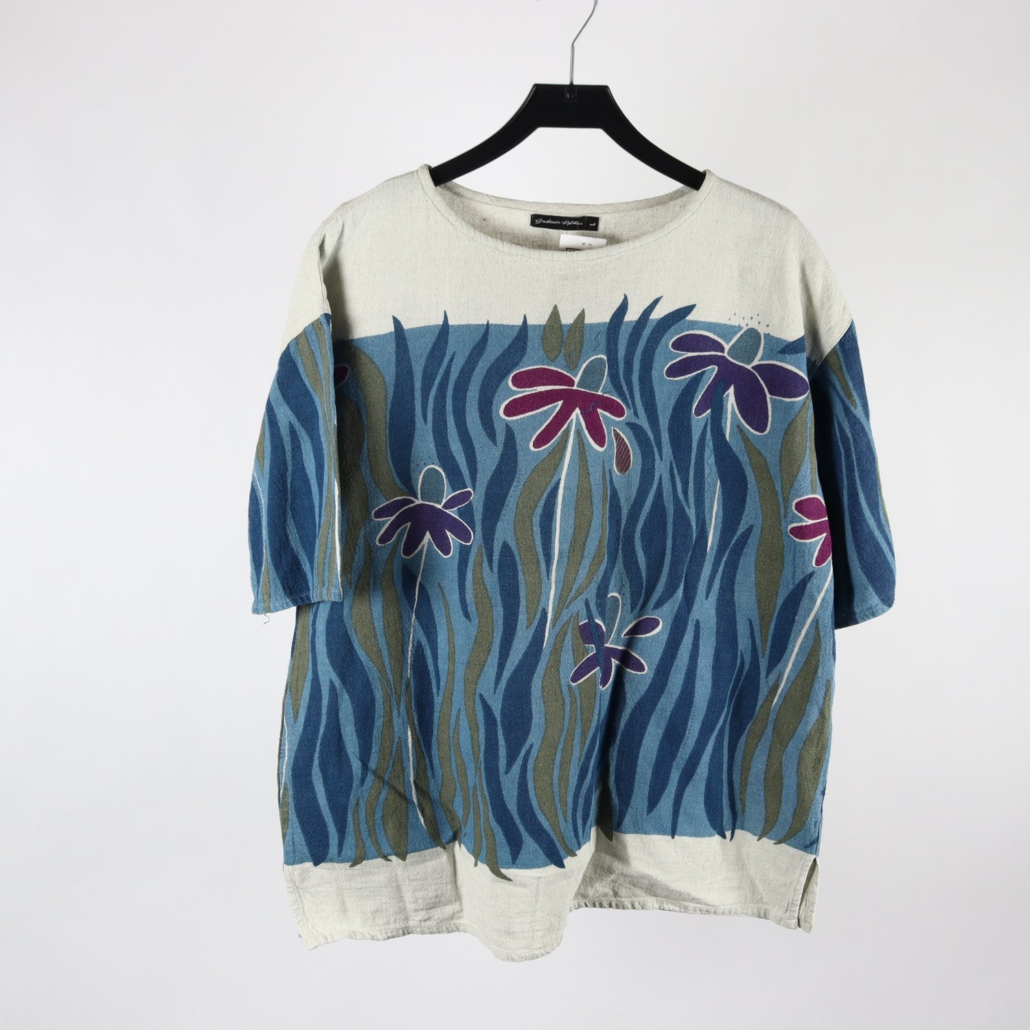 Blus, Gudrun Sjödén, mönstrad, stl. L