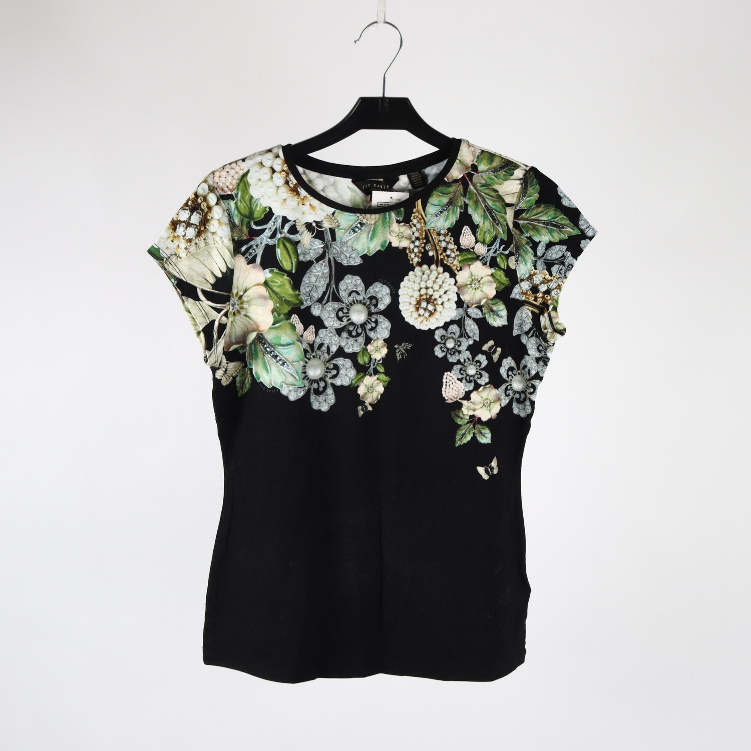 Tröja, Ted Baker, blommig, stl. 3 (L)
