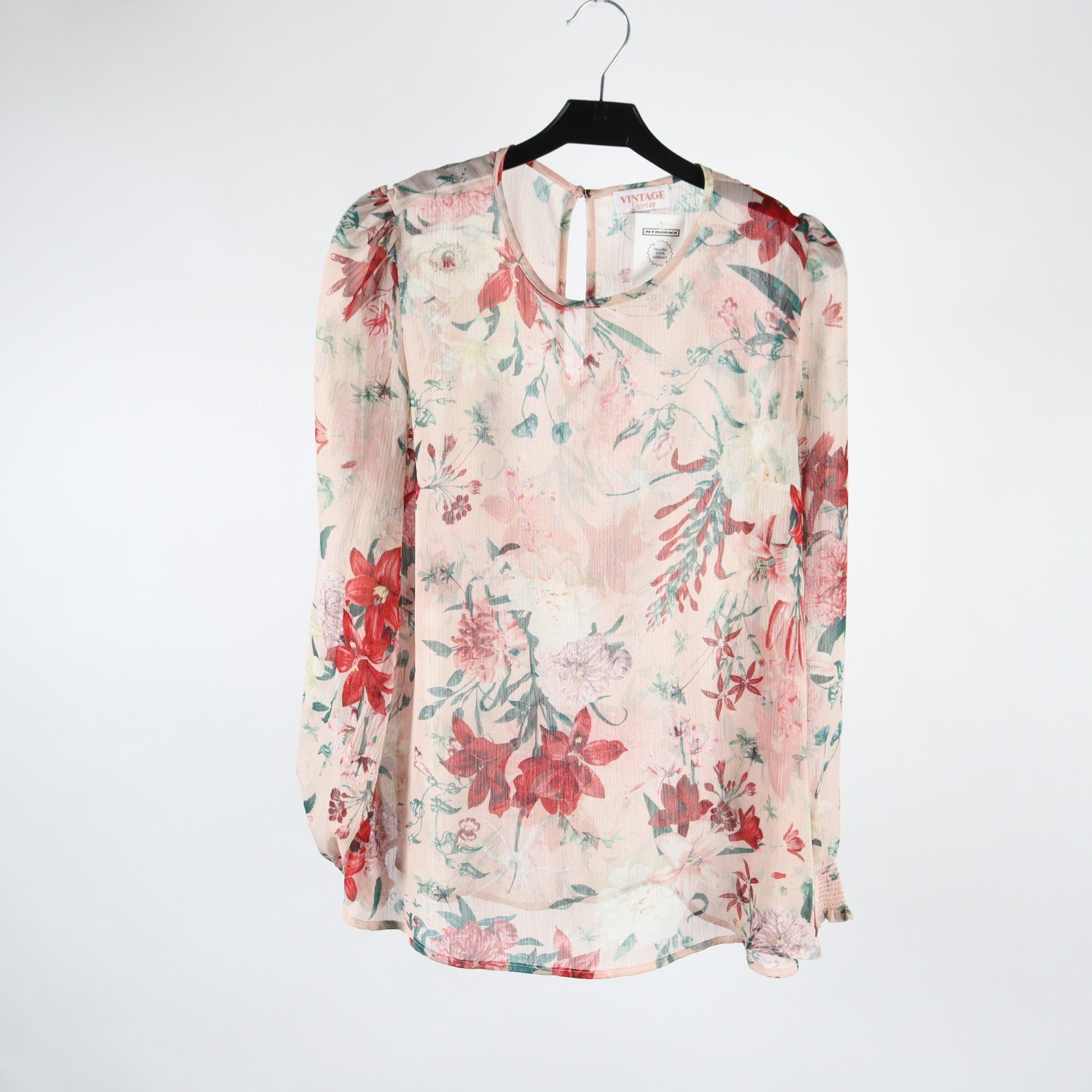 Blus, Vintage Stories, blommig, stl. 38