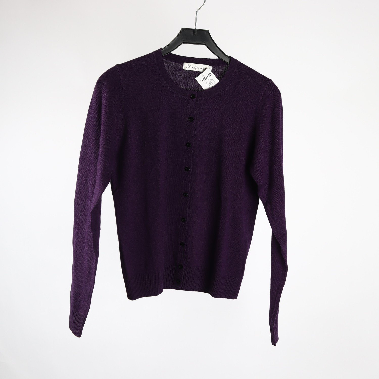 Kofta, Kardigan, 55% silk, 45 % cashmere, lila, stl. L