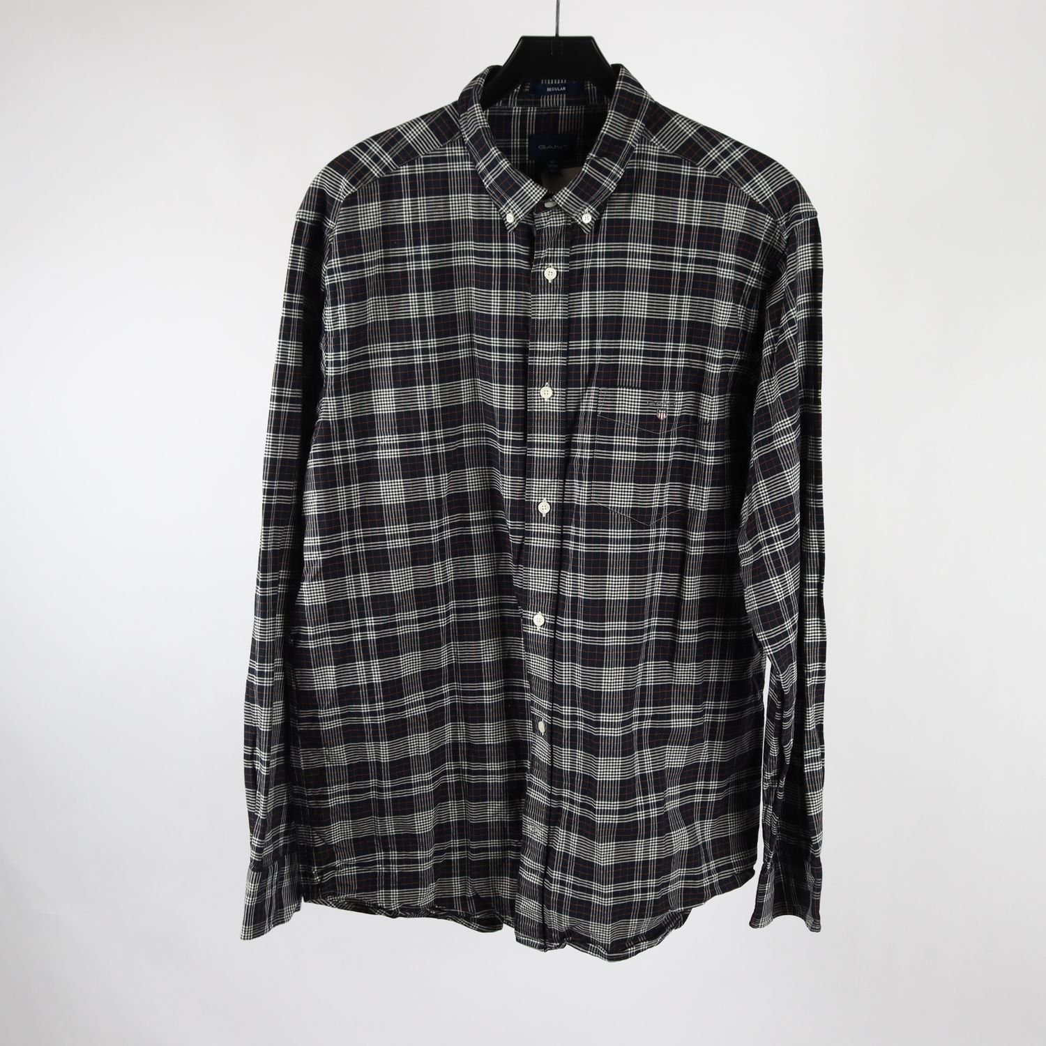 Skjorta, Gant, rutig, stl. 43/44 (XL)