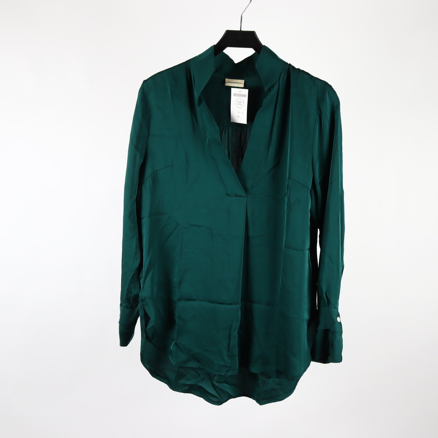 Blus, By Malene Birger, grön, stl. 38