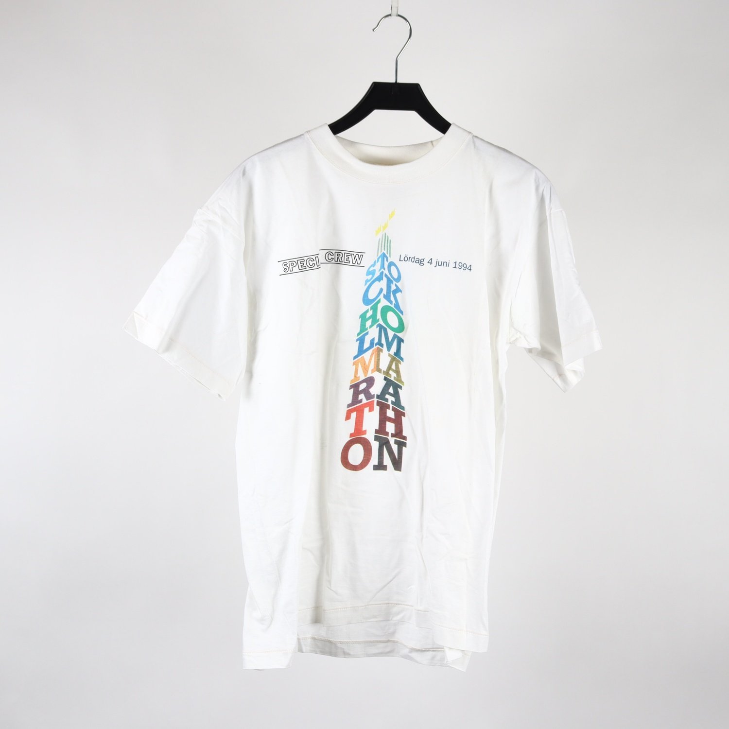 T-shirt, Stockholm Marathon 1994, vit, stl. XL