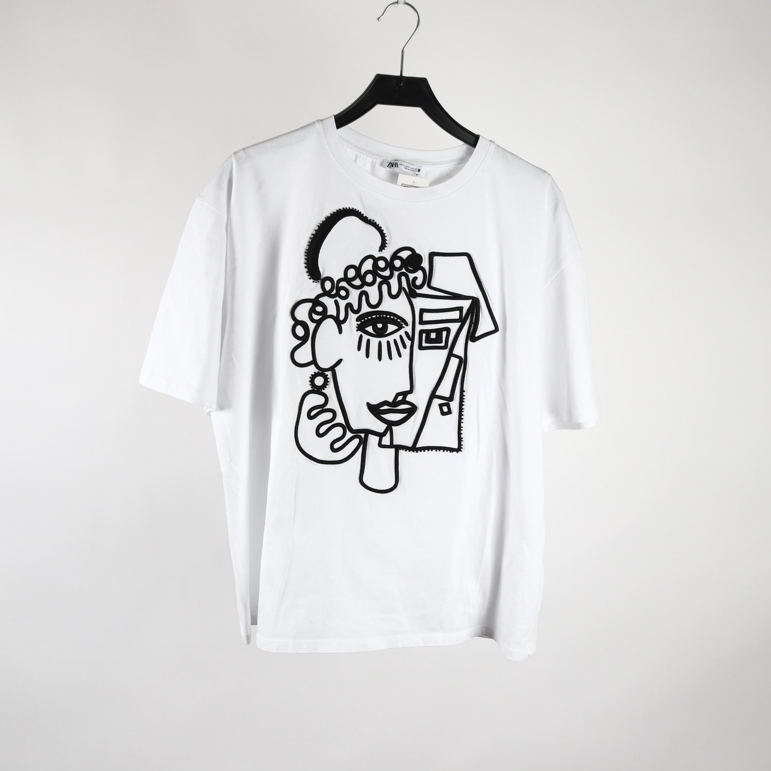 Tröja, Zara, vit, stl. XL