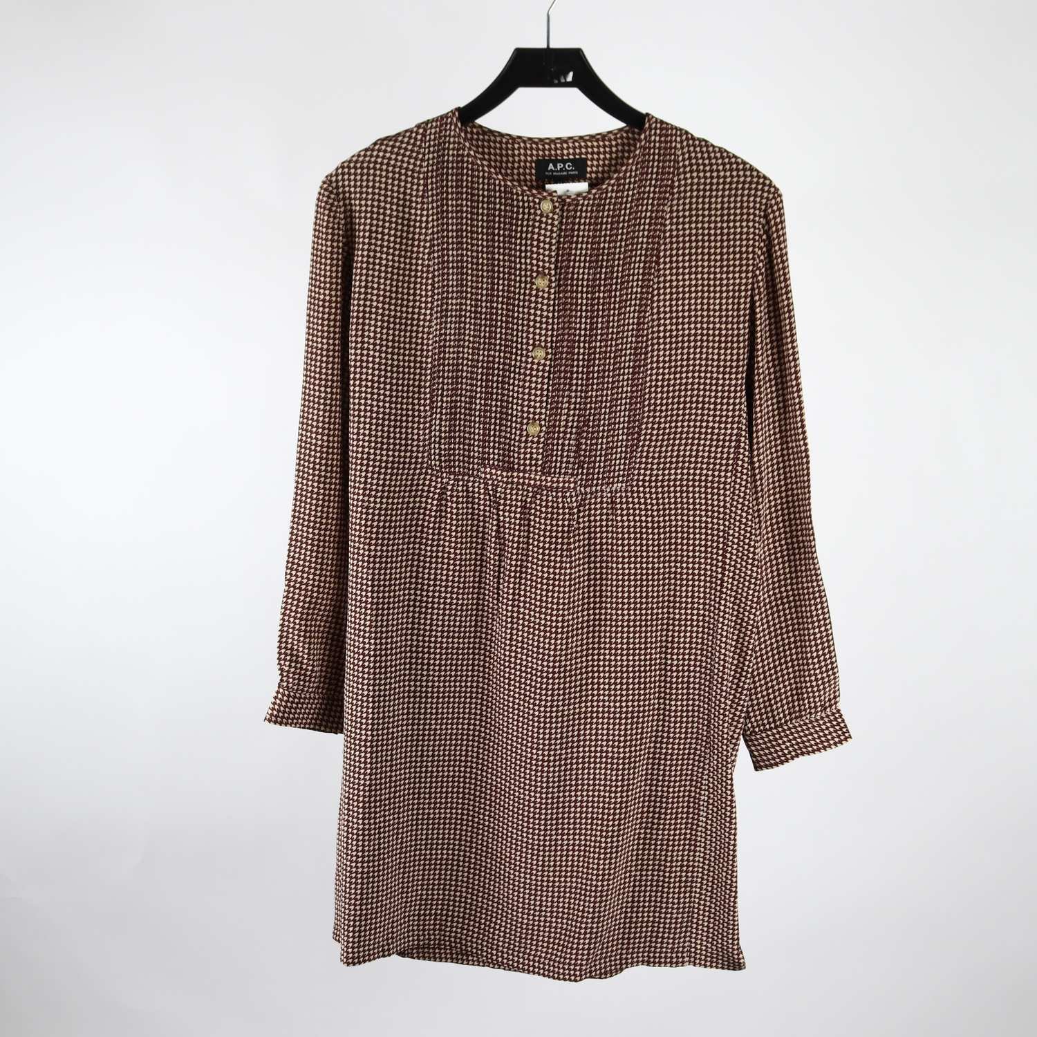 Klänning, A.P.C. Paris, mönstrad, stl. M