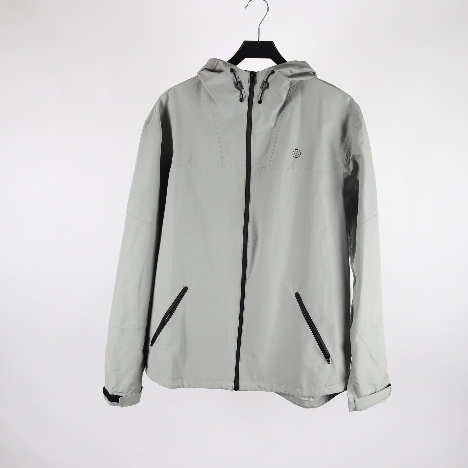 Vindjacka, ATG x Wrangler, grå, stl. M