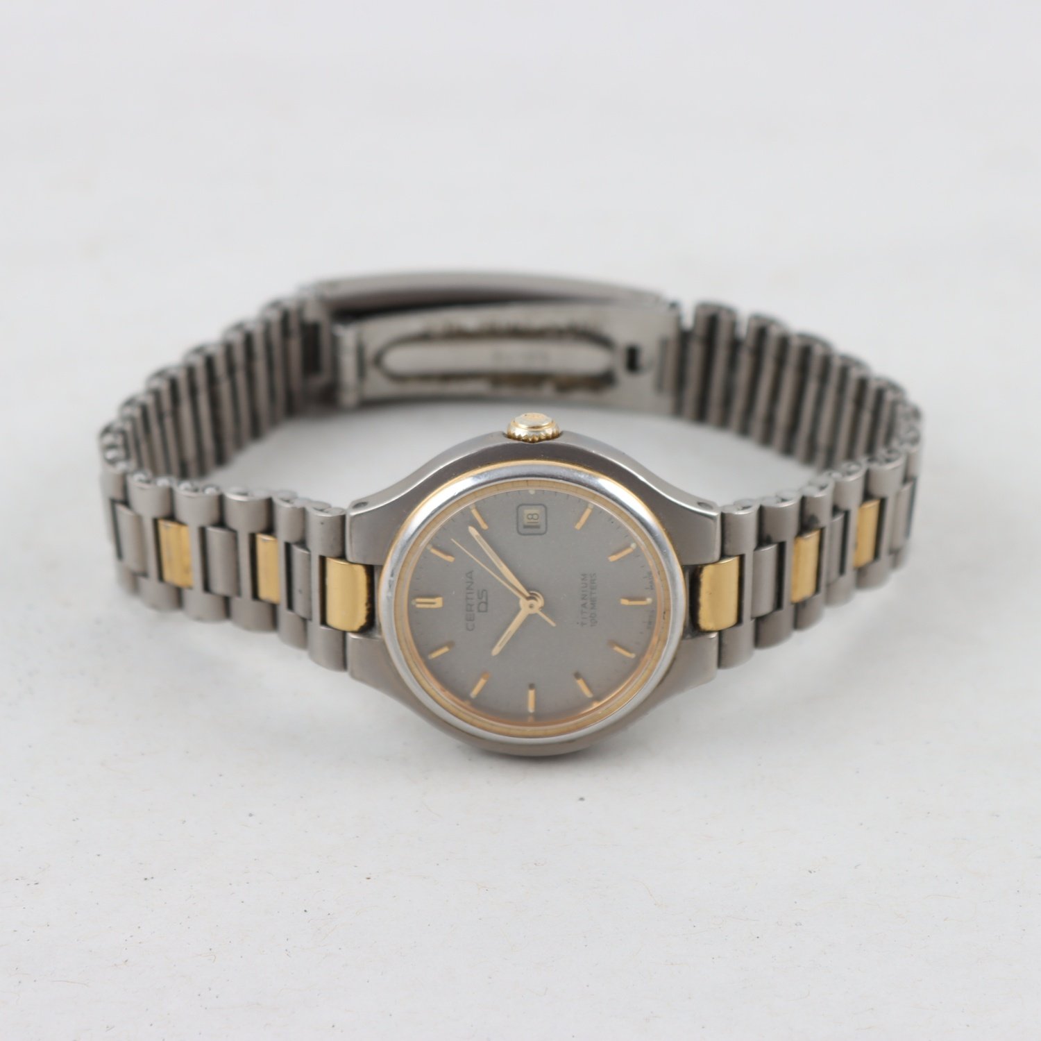 Armbandsur, stål, titanium, Certina DS, datum, quartz
