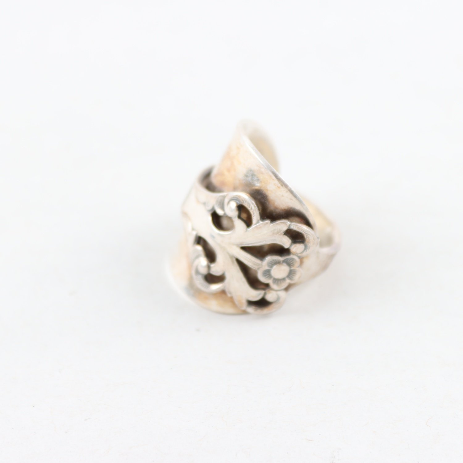 Ring, silver, Luffarslöjd, vikt: 9,4g