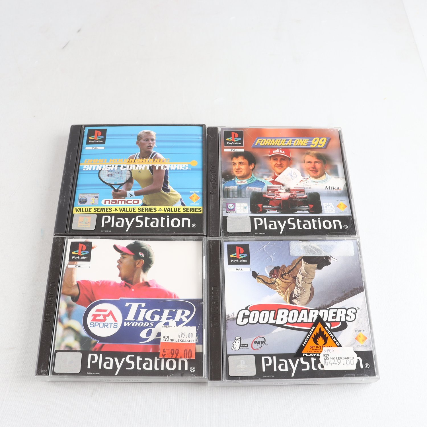 Spel Sport 4 titlar, PlayStation