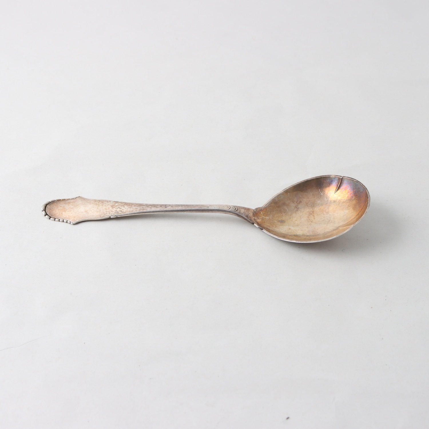 Serveringssked, silver, C. Holm, 1932