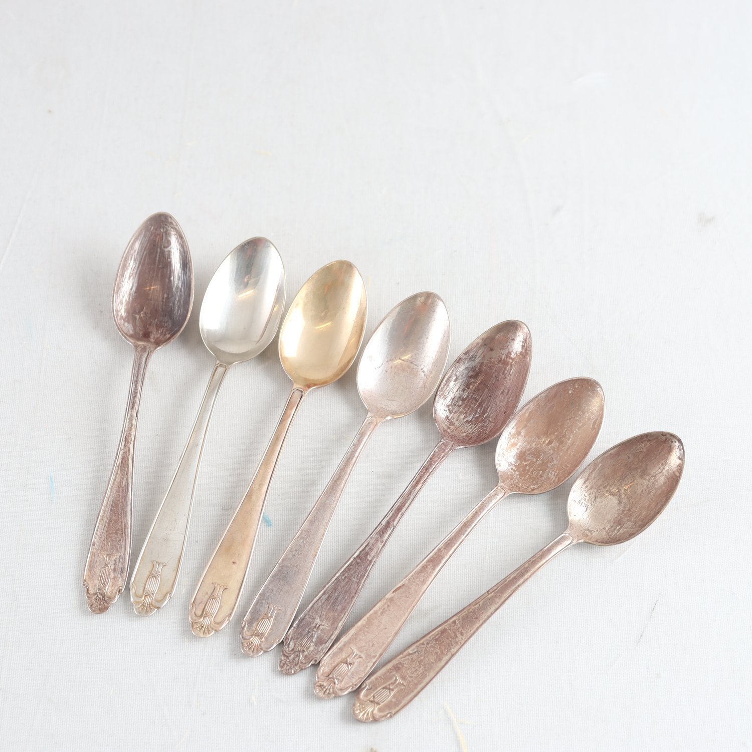 Kaffeskedar, silver, Vasa, Jacob Ängman, GAB, Stockholm